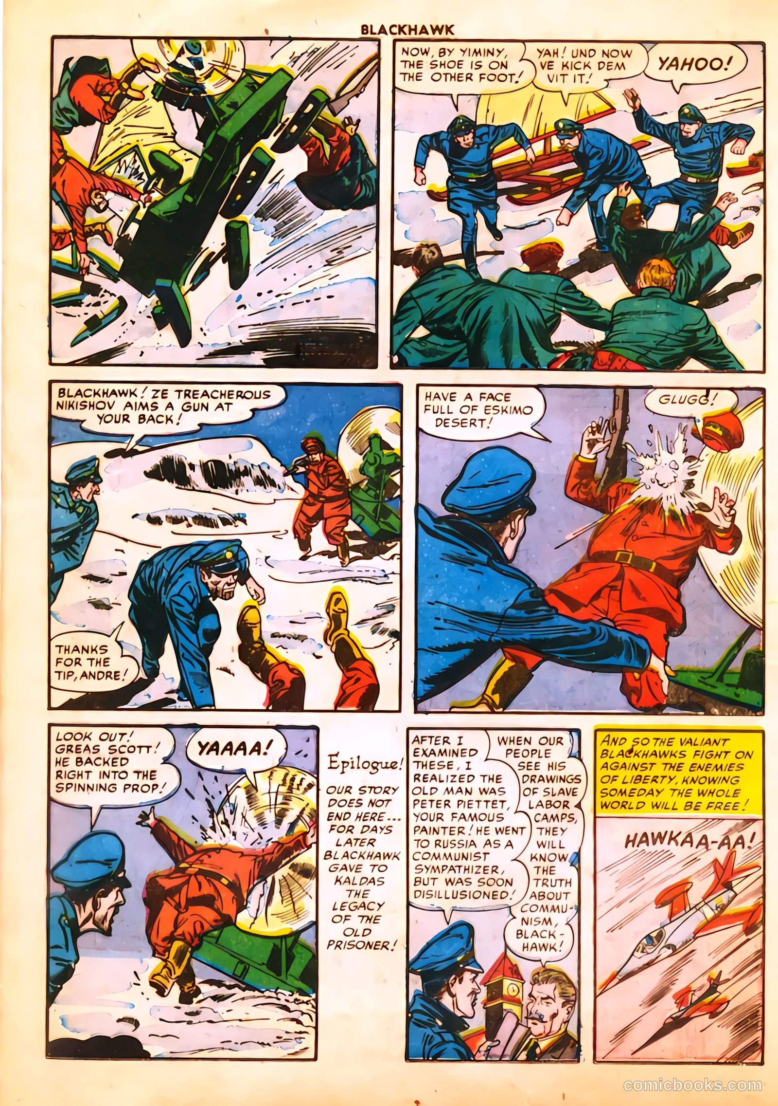 Blackhawk #57 (1952) — page 12 of 36