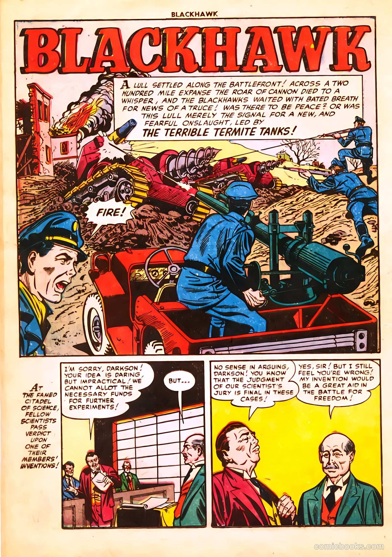 Blackhawk #57 (1952) — page 18 of 36