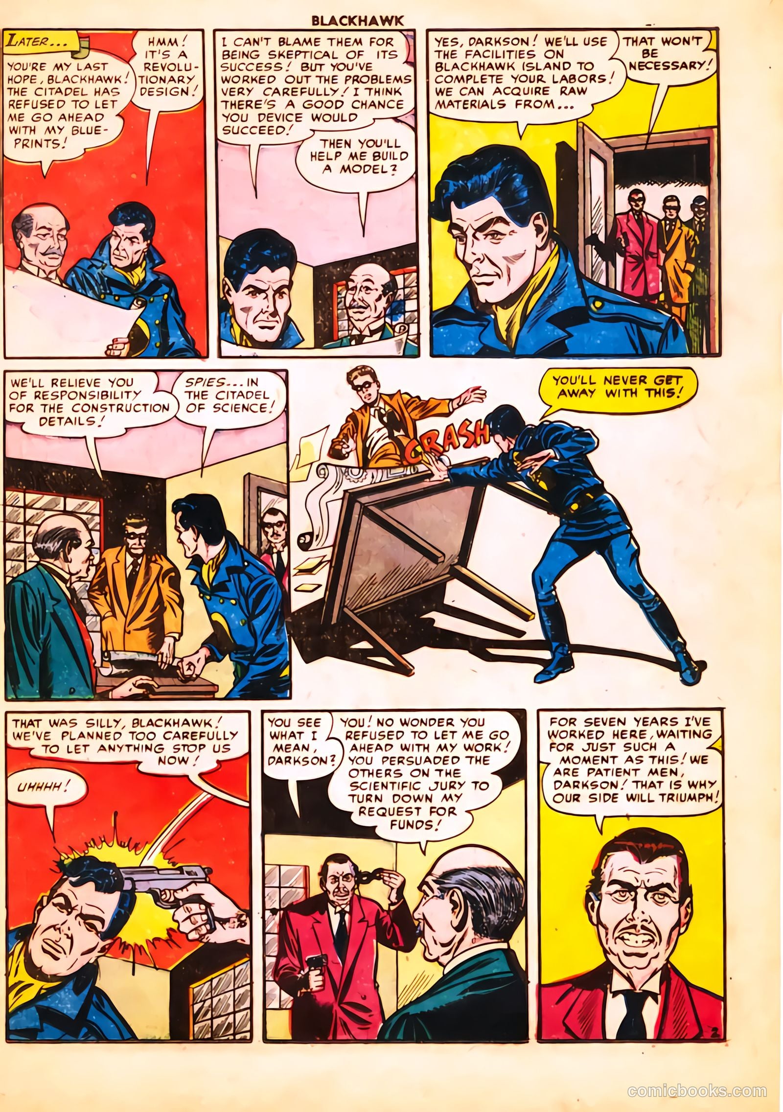Blackhawk #57 (1952) — page 19 of 36