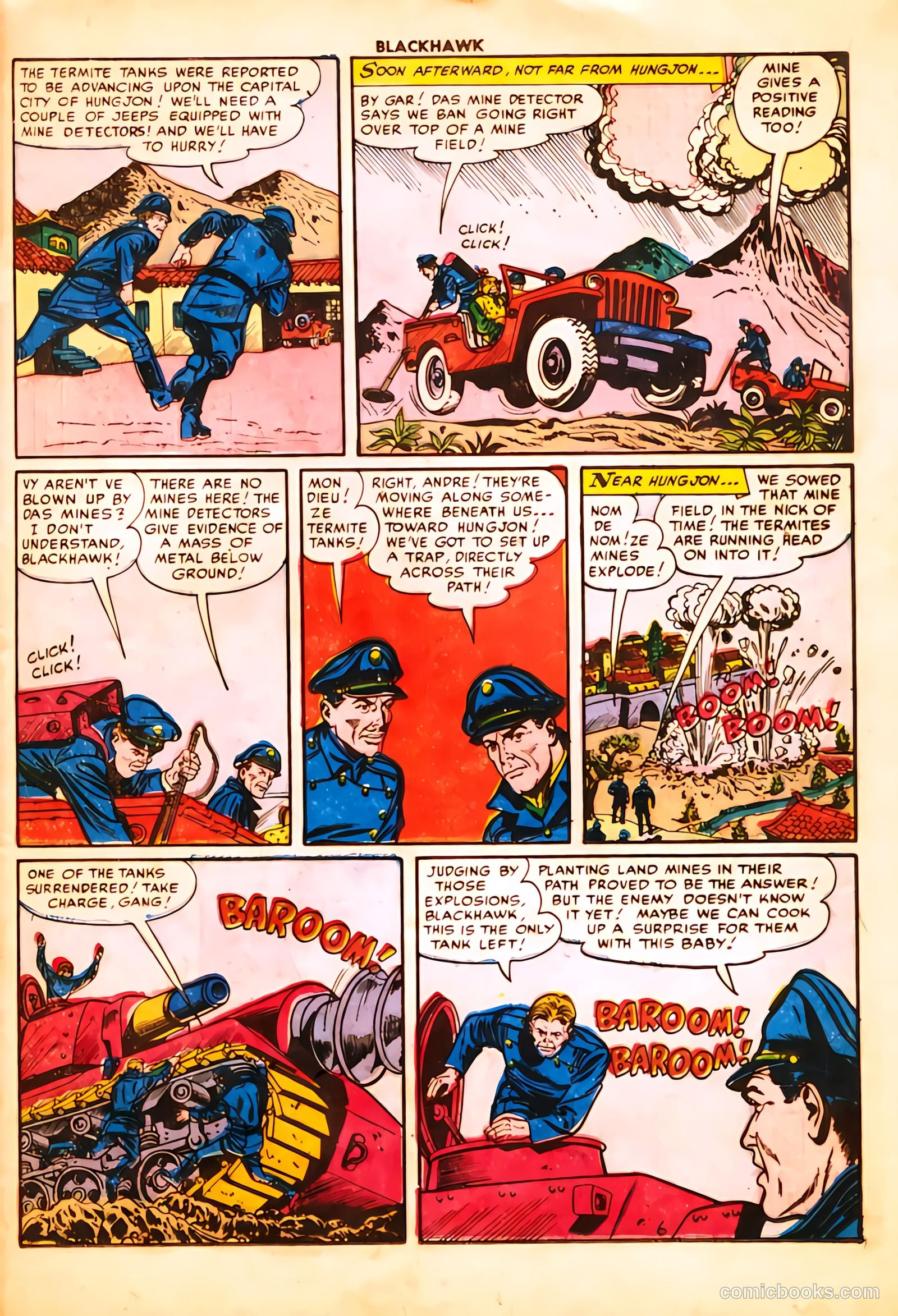 Blackhawk #57 (1952) — page 23 of 36