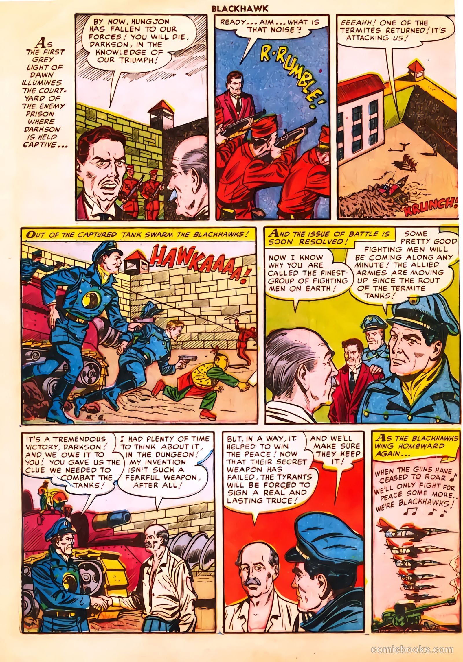 Blackhawk #57 (1952) — page 24 of 36