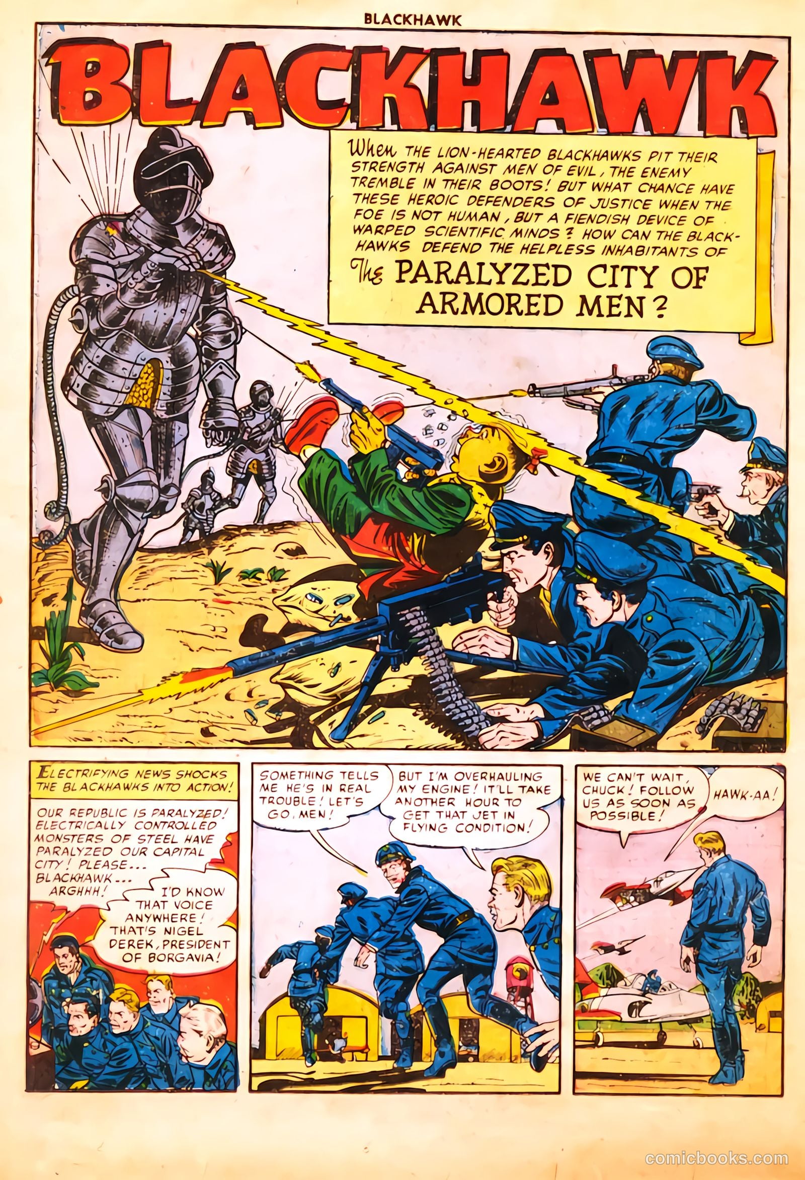 Blackhawk #57 (1952) — page 26 of 36