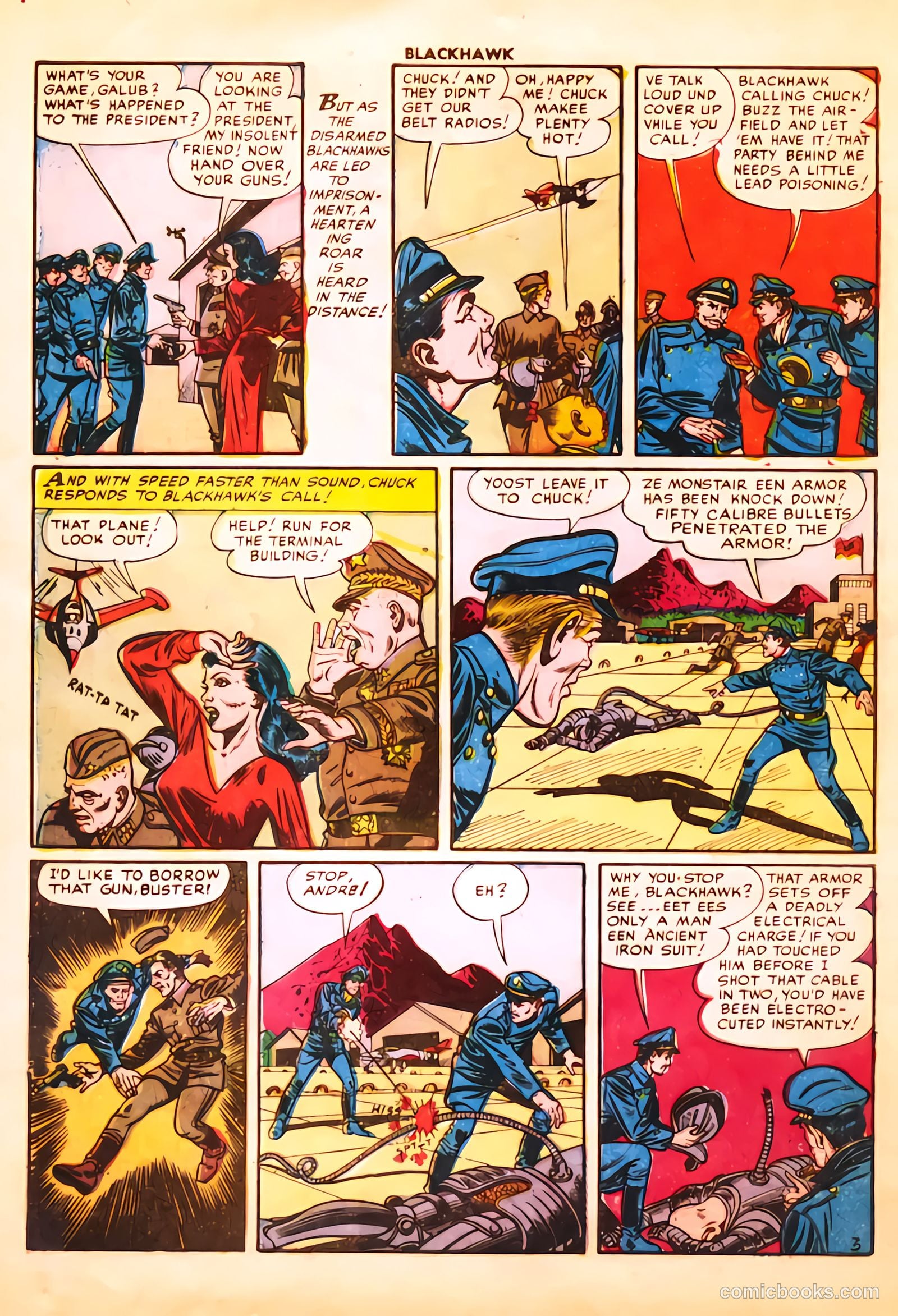 Blackhawk #57 (1952) — page 28 of 36