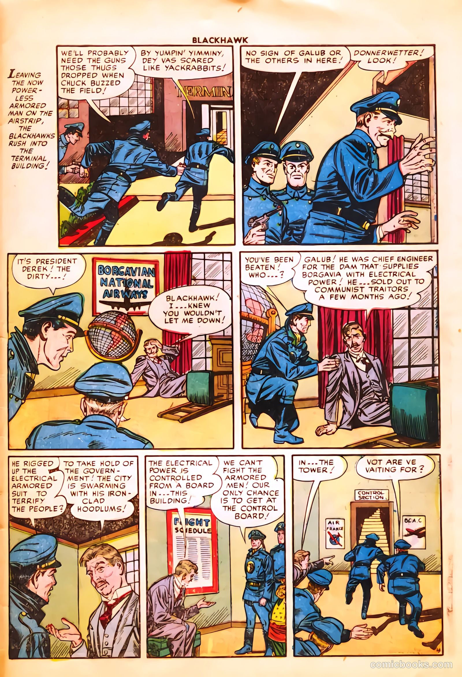 Blackhawk #57 (1952) — page 29 of 36