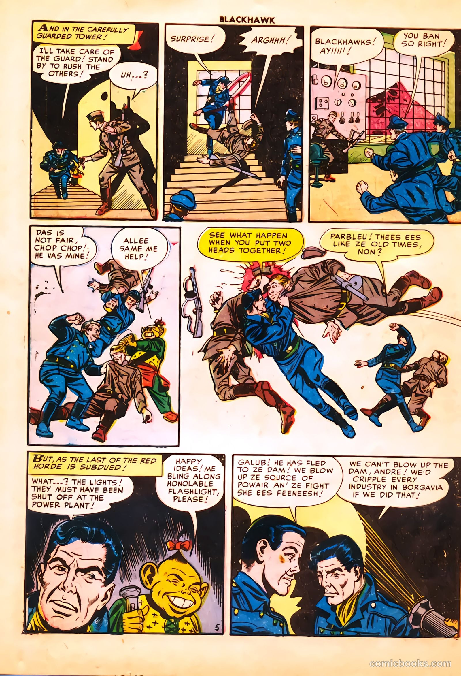Blackhawk #57 (1952) — page 30 of 36