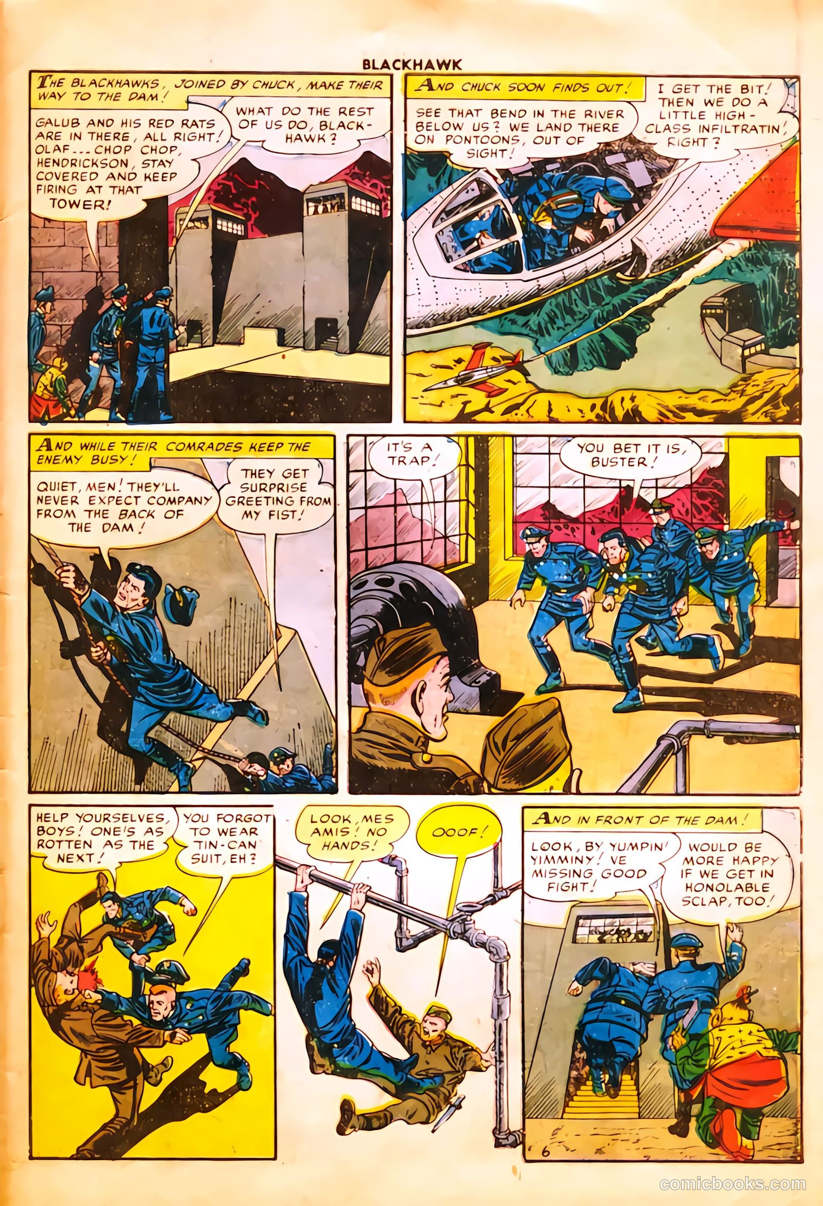 Blackhawk #57 (1952) — page 31 of 36