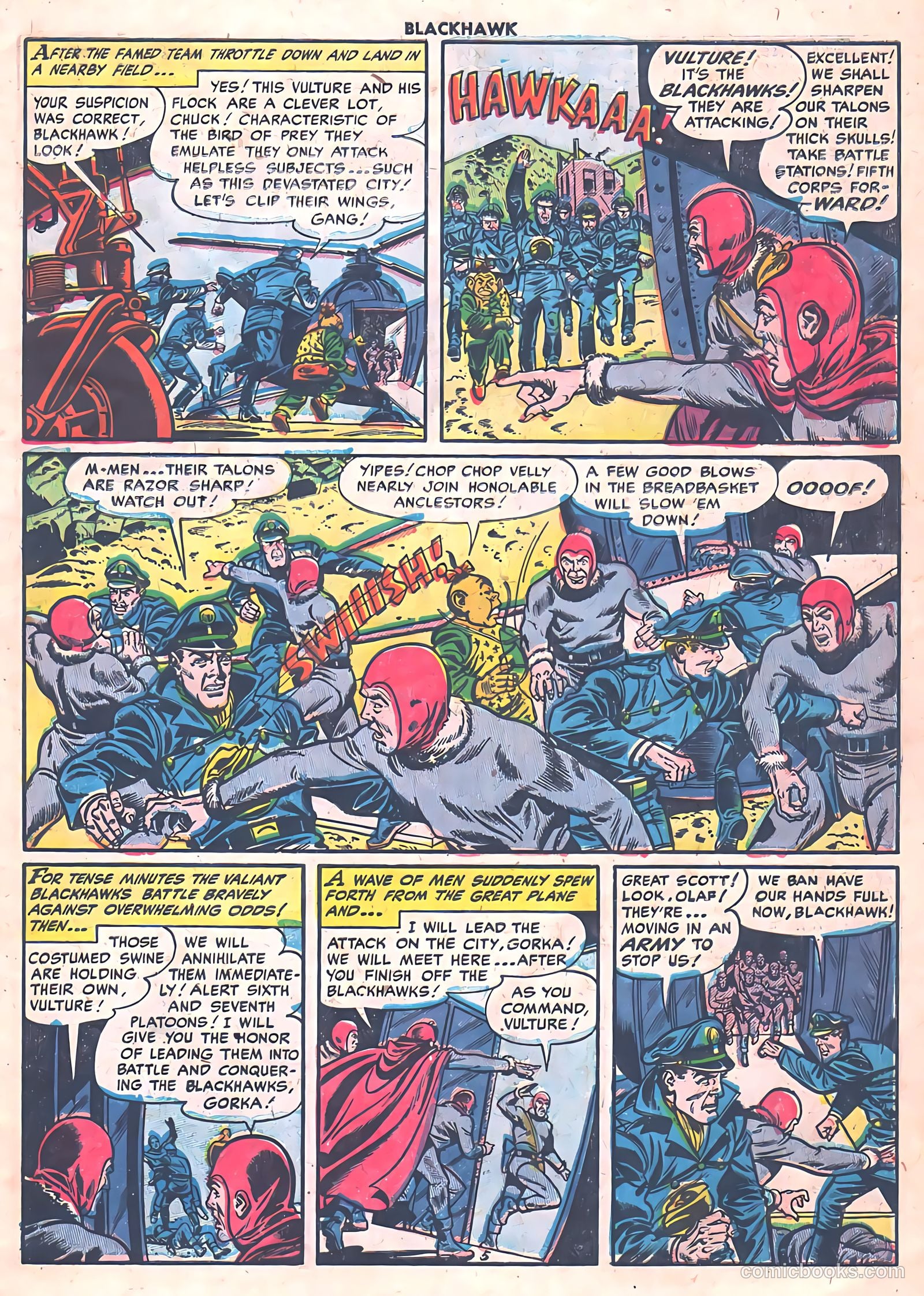 Blackhawk #78 (1954) — page 7 of 36