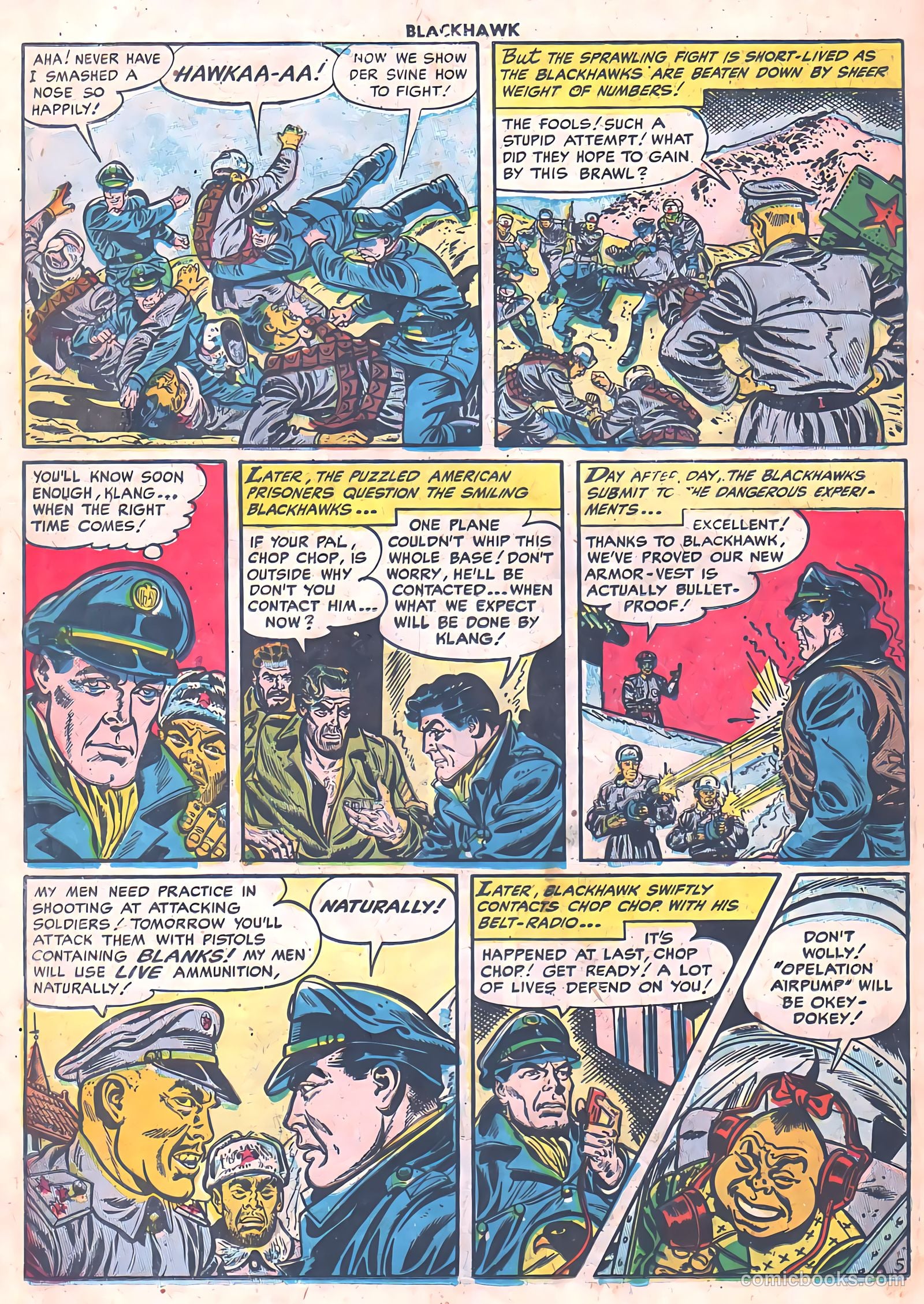 Blackhawk #78 (1954) — page 22 of 36