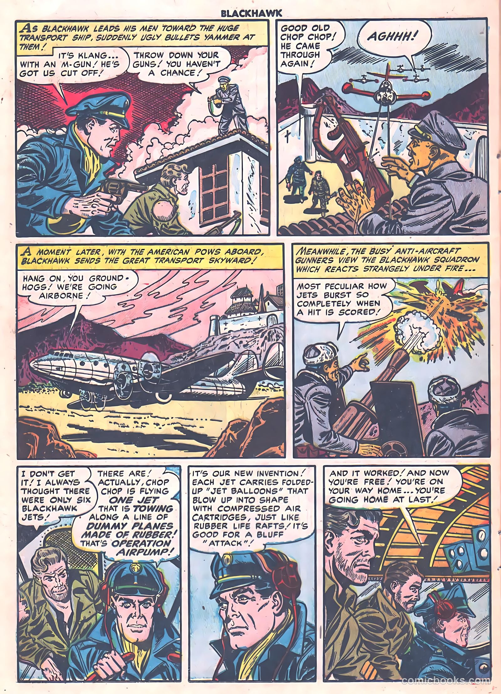 Blackhawk #78 (1954) — page 24 of 36