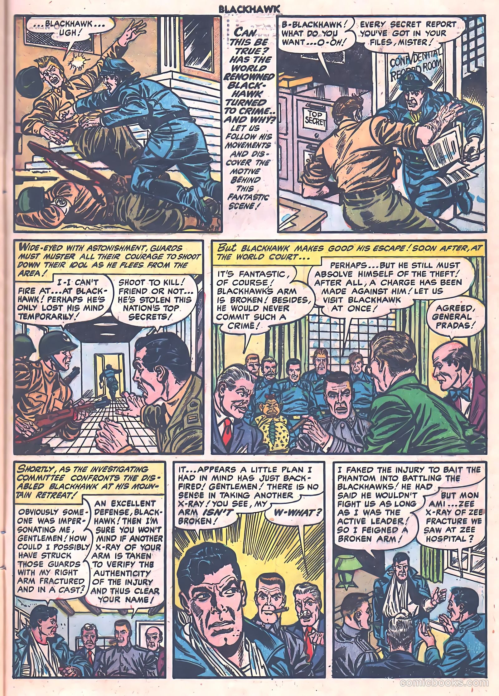 Blackhawk #78 (1954) — page 29 of 36