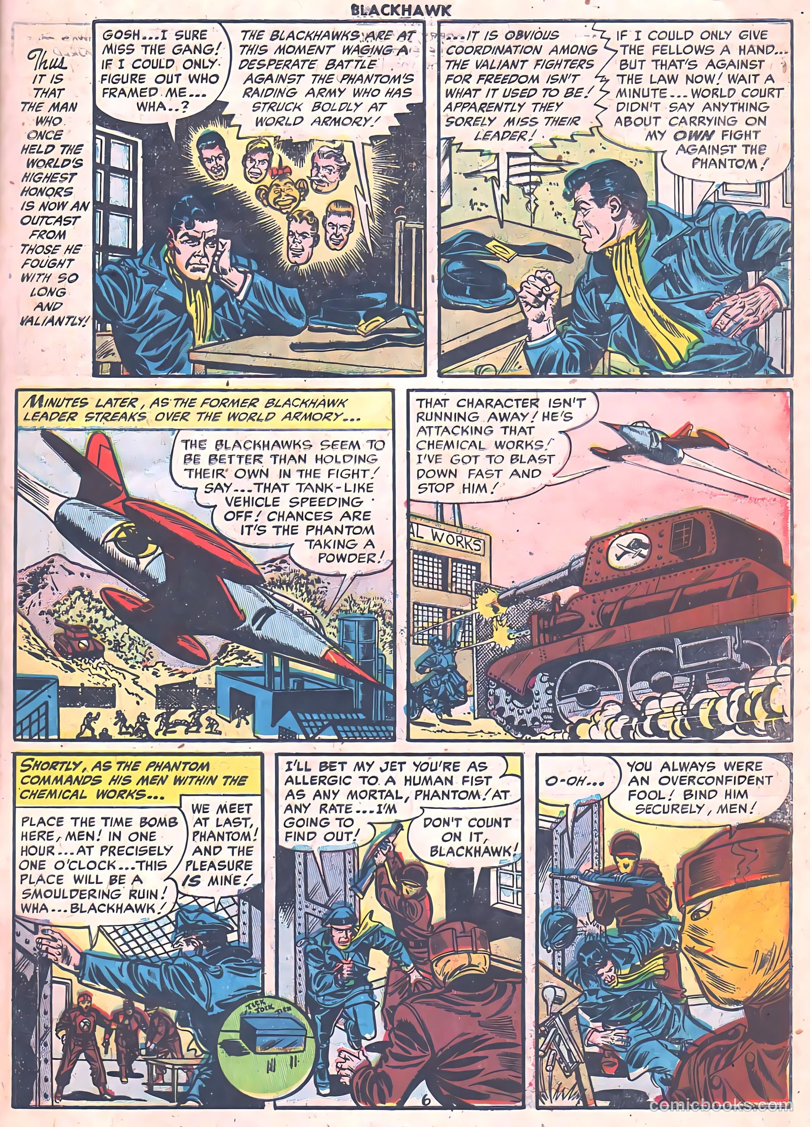 Blackhawk #78 (1954) — page 31 of 36