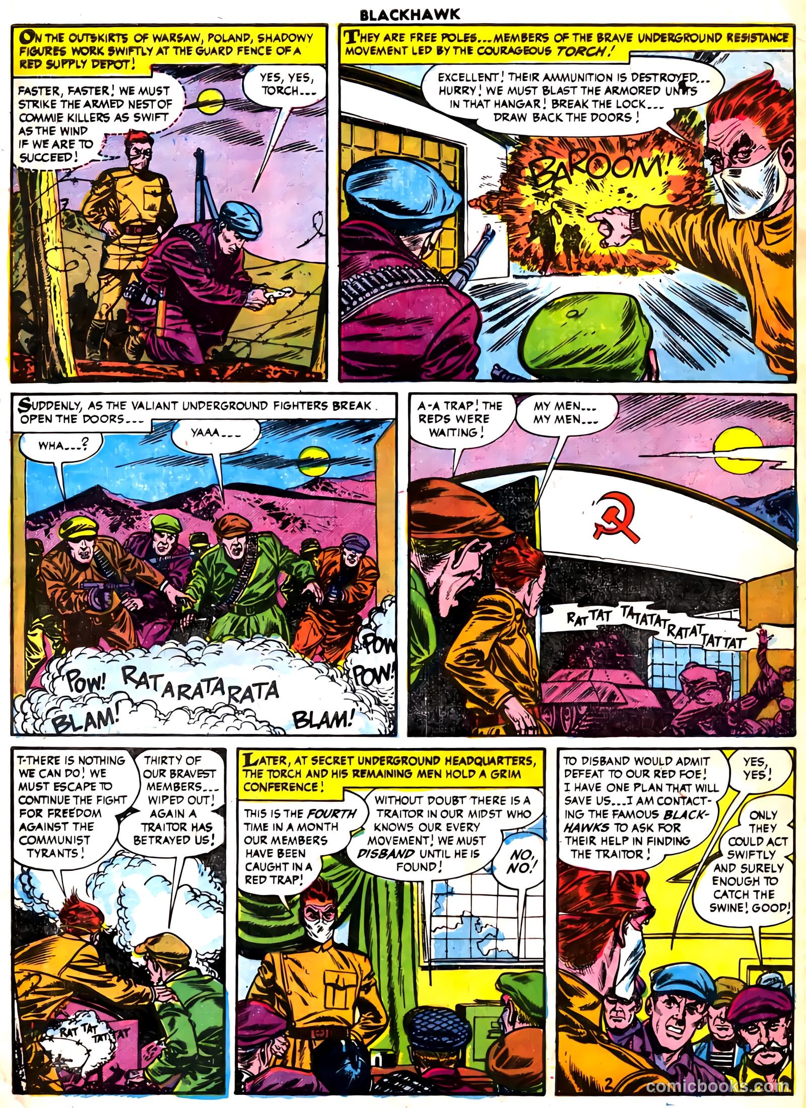 Blackhawk #91 (1955) — page 4 of 36