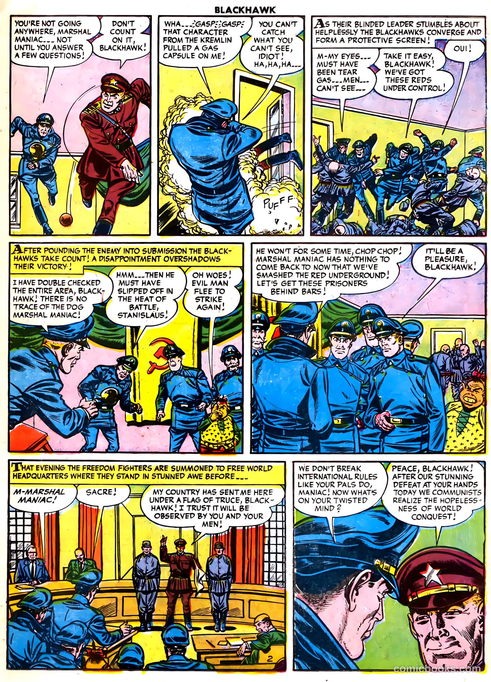 Blackhawk #91 (1955) — page 19 of 36