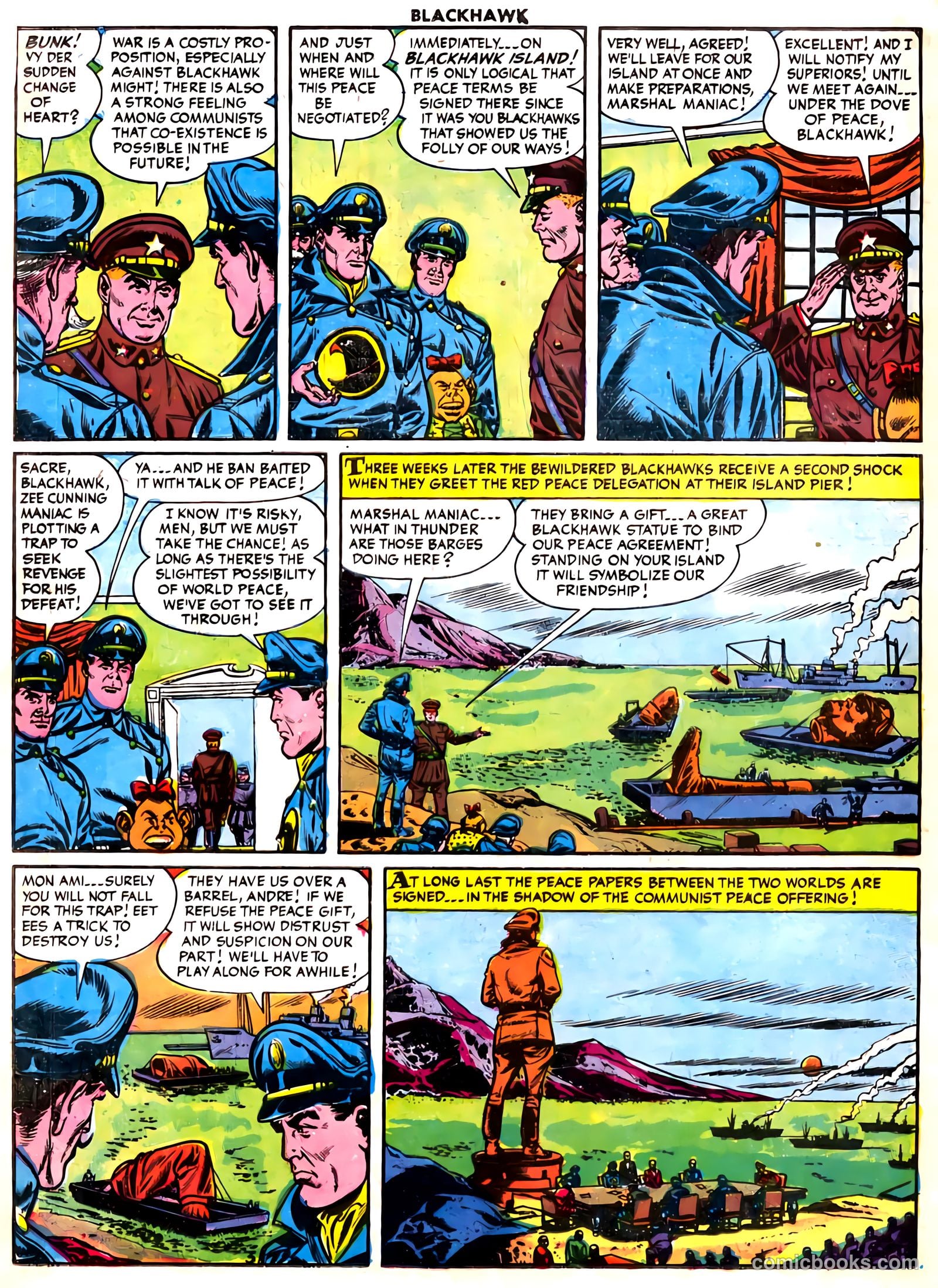 Blackhawk #91 (1955) — page 20 of 36