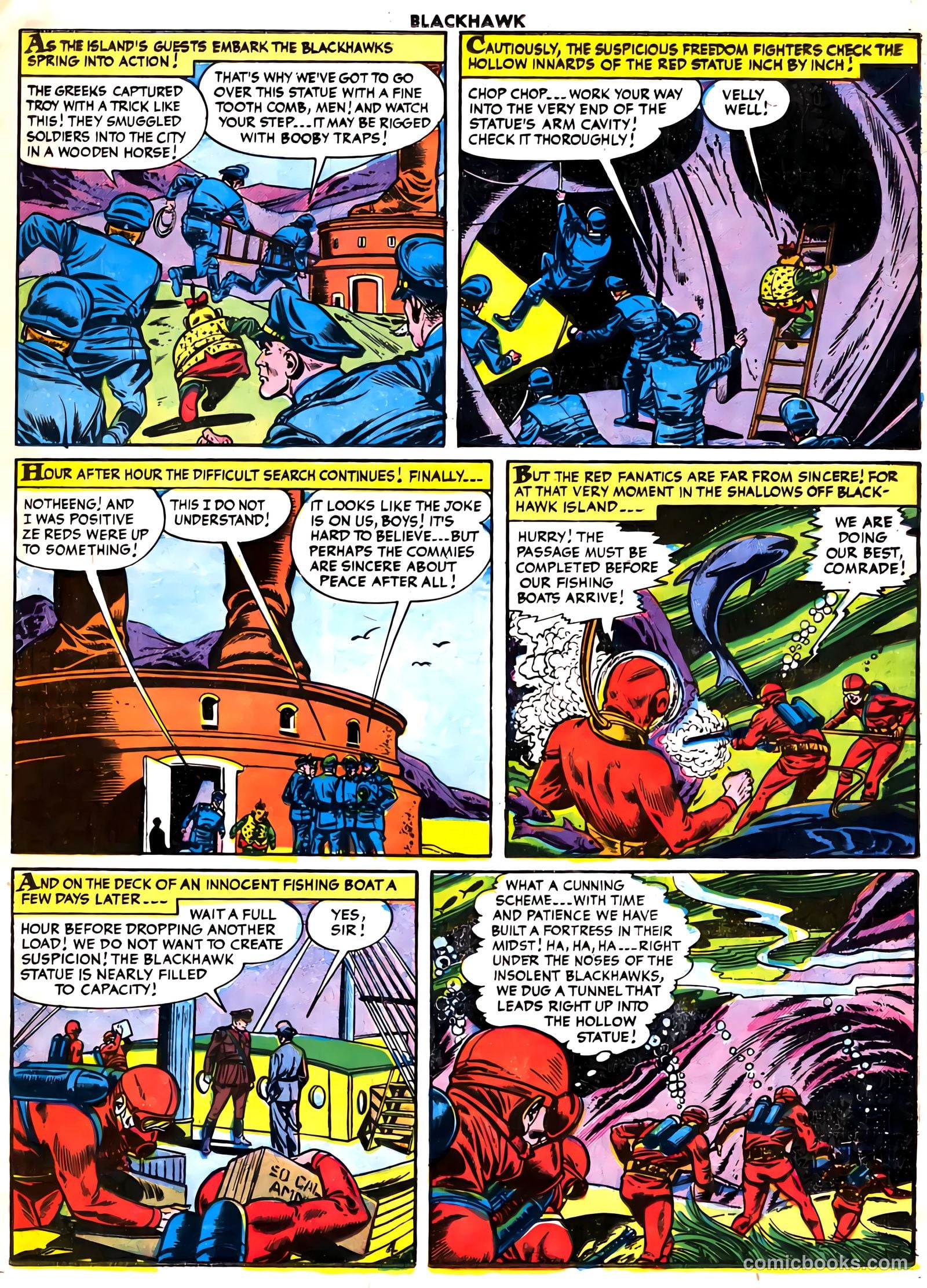 Blackhawk #91 (1955) — page 21 of 36