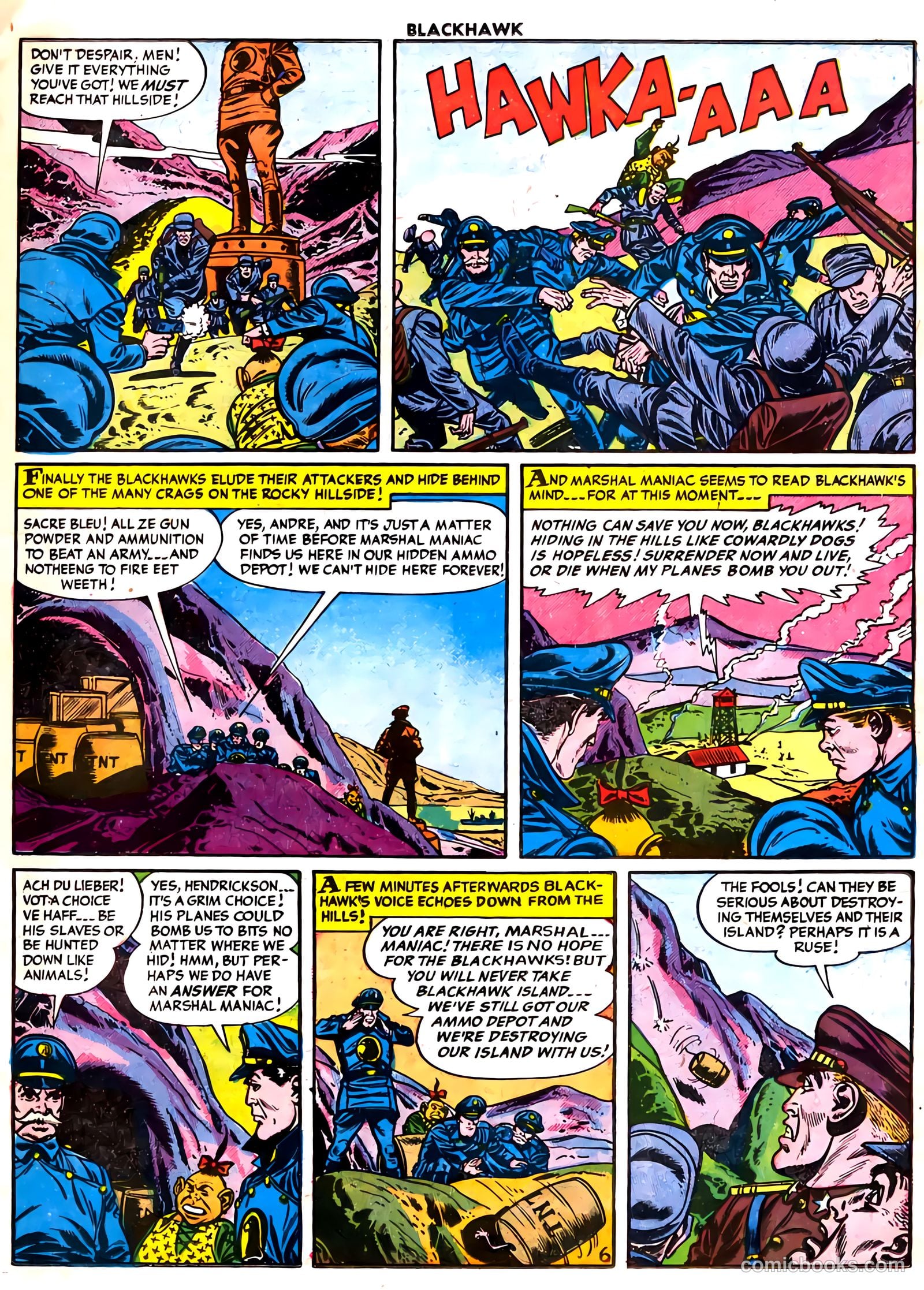 Blackhawk #91 (1955) — page 23 of 36