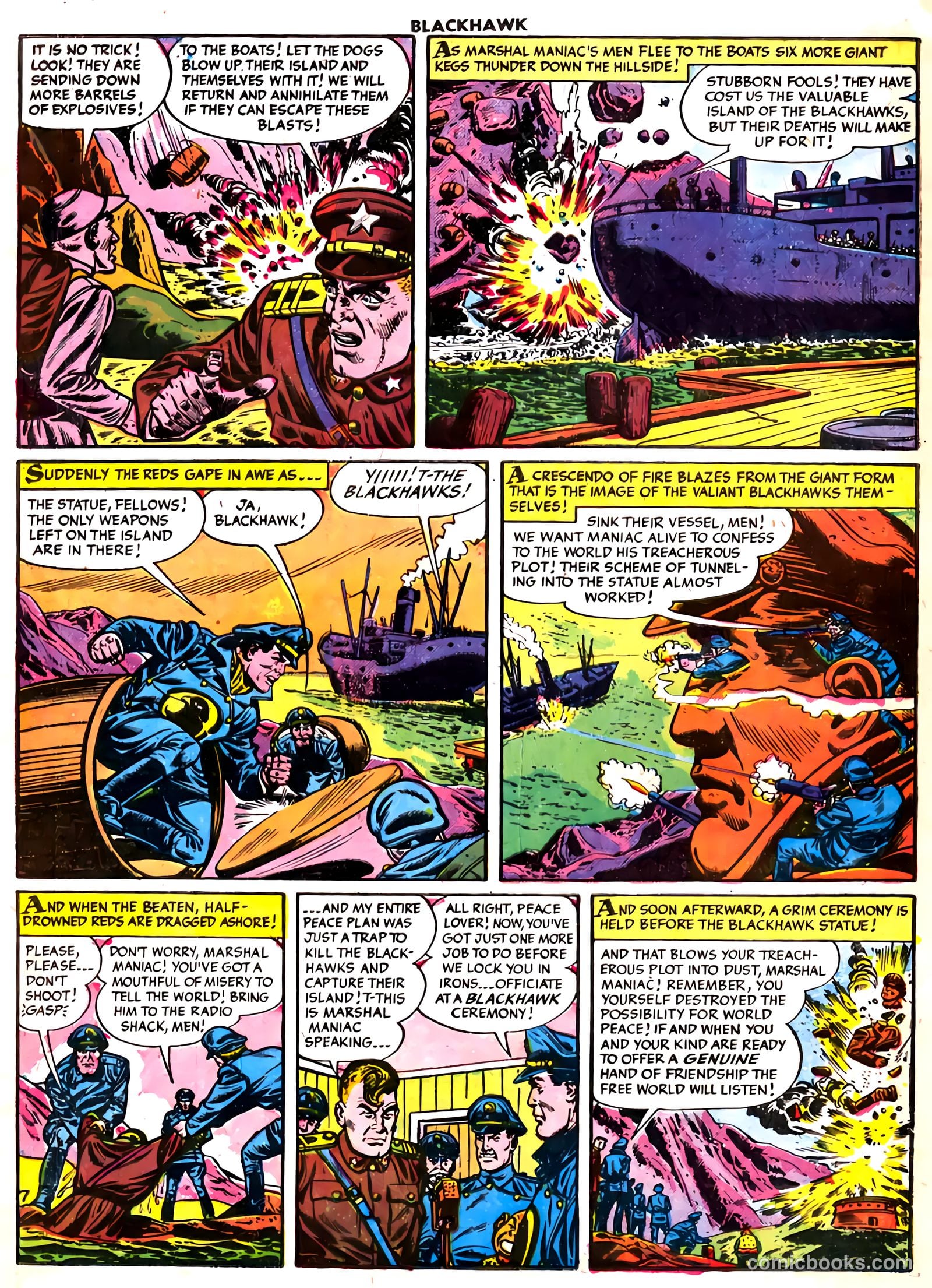 Blackhawk #91 (1955) — page 24 of 36