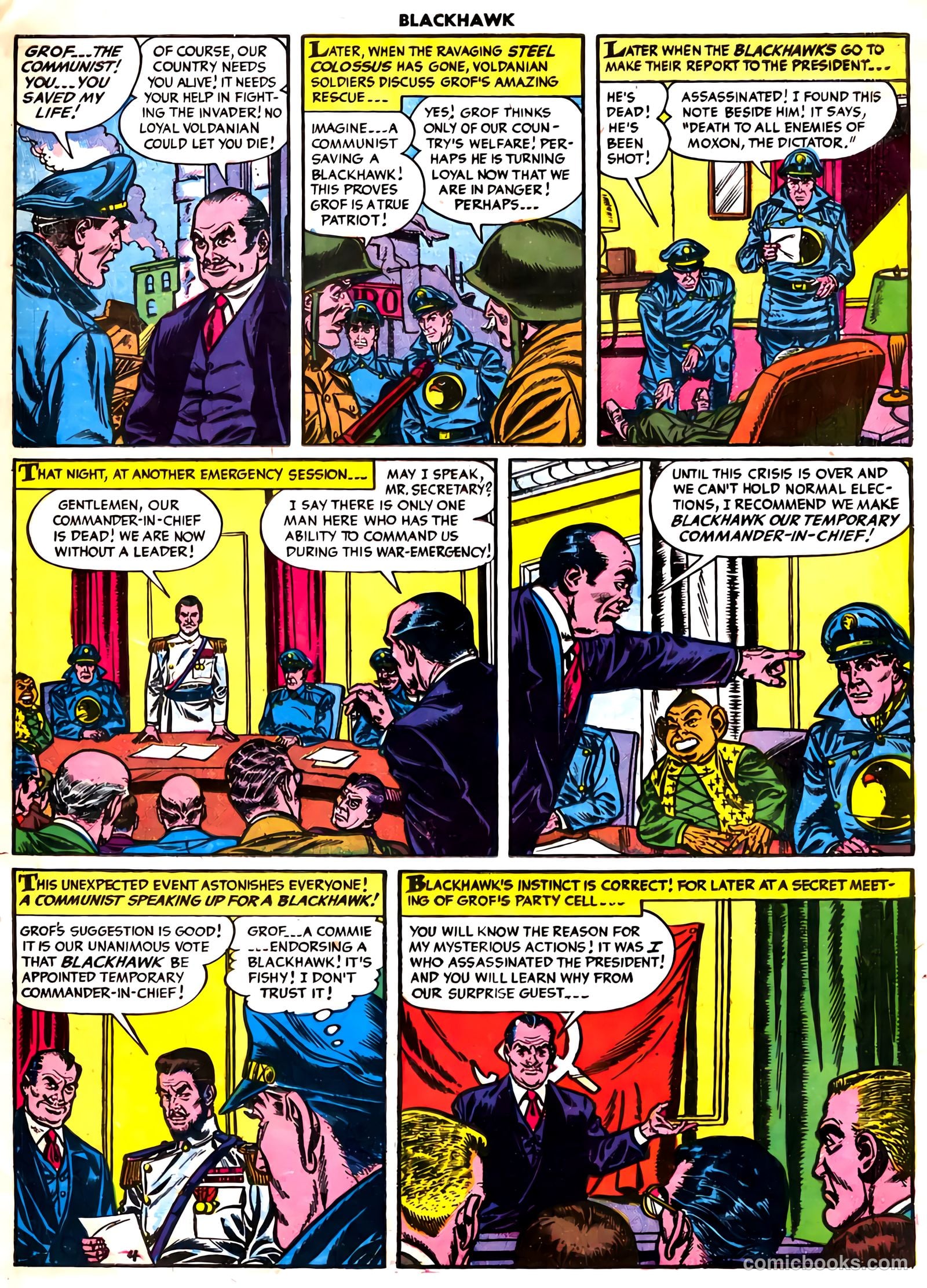 Blackhawk #91 (1955) — page 29 of 36