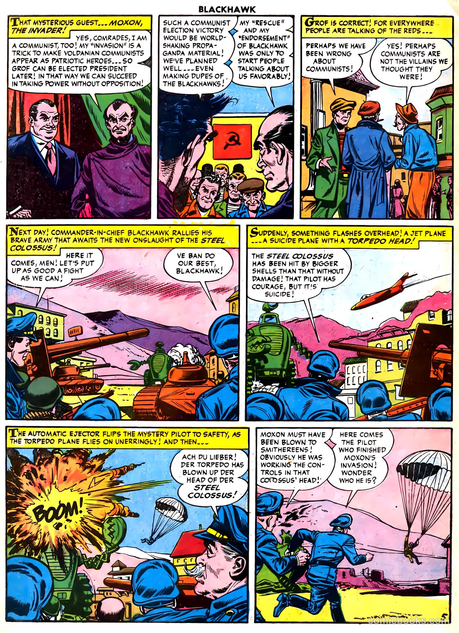 Blackhawk #91 (1955) — page 30 of 36