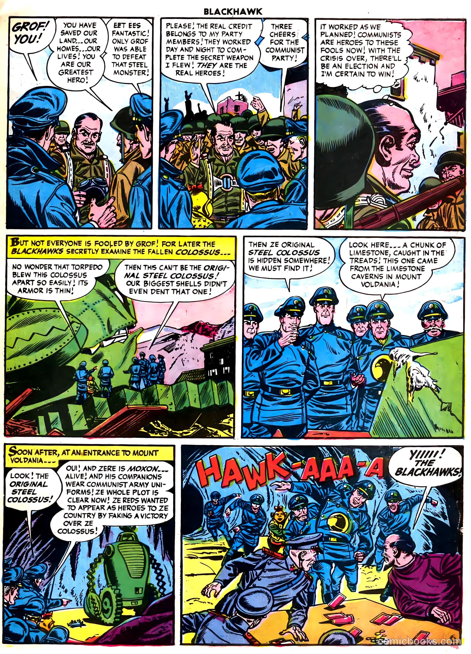 Blackhawk #91 (1955) — page 31 of 36