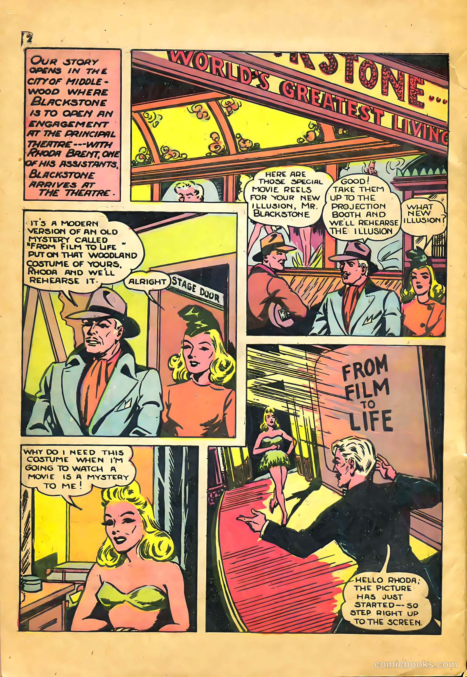 Blackstone Master Magician Comics #1 (1946) — page 4 of 52