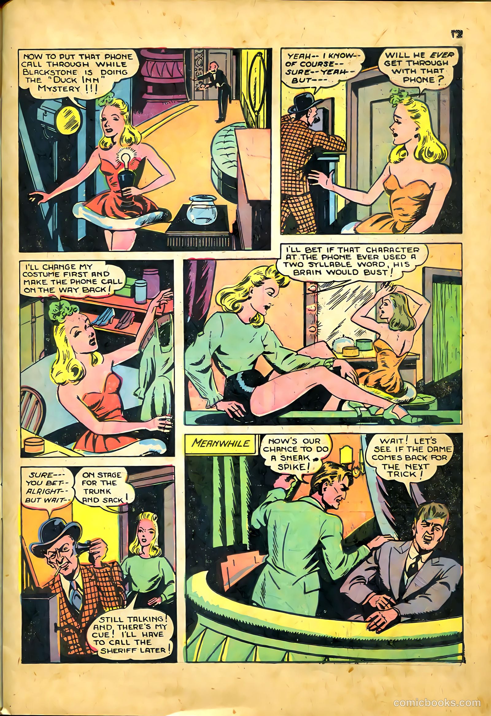 Blackstone Master Magician Comics #1 (1946) — page 15 of 52
