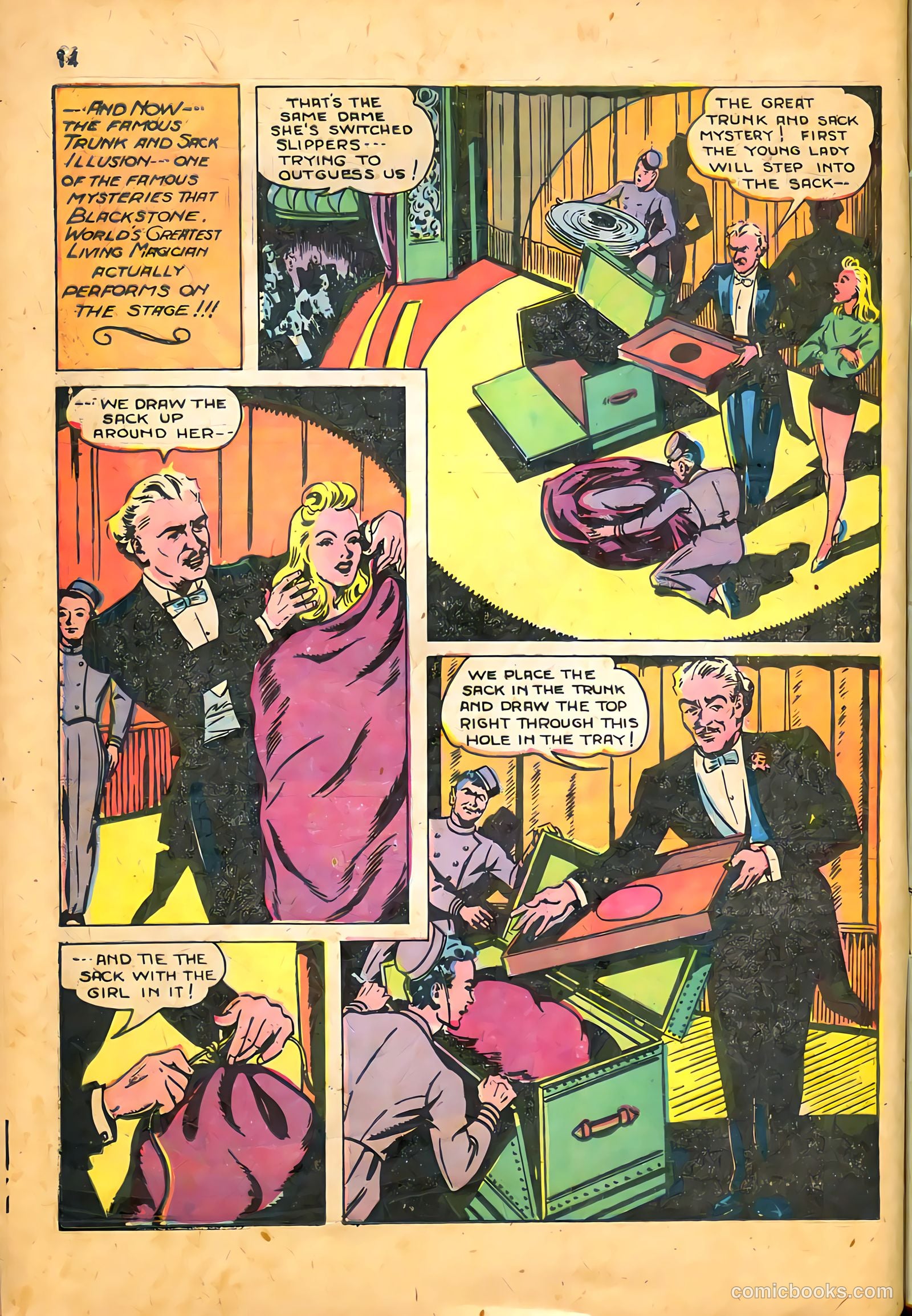 Blackstone Master Magician Comics #1 (1946) — page 16 of 52
