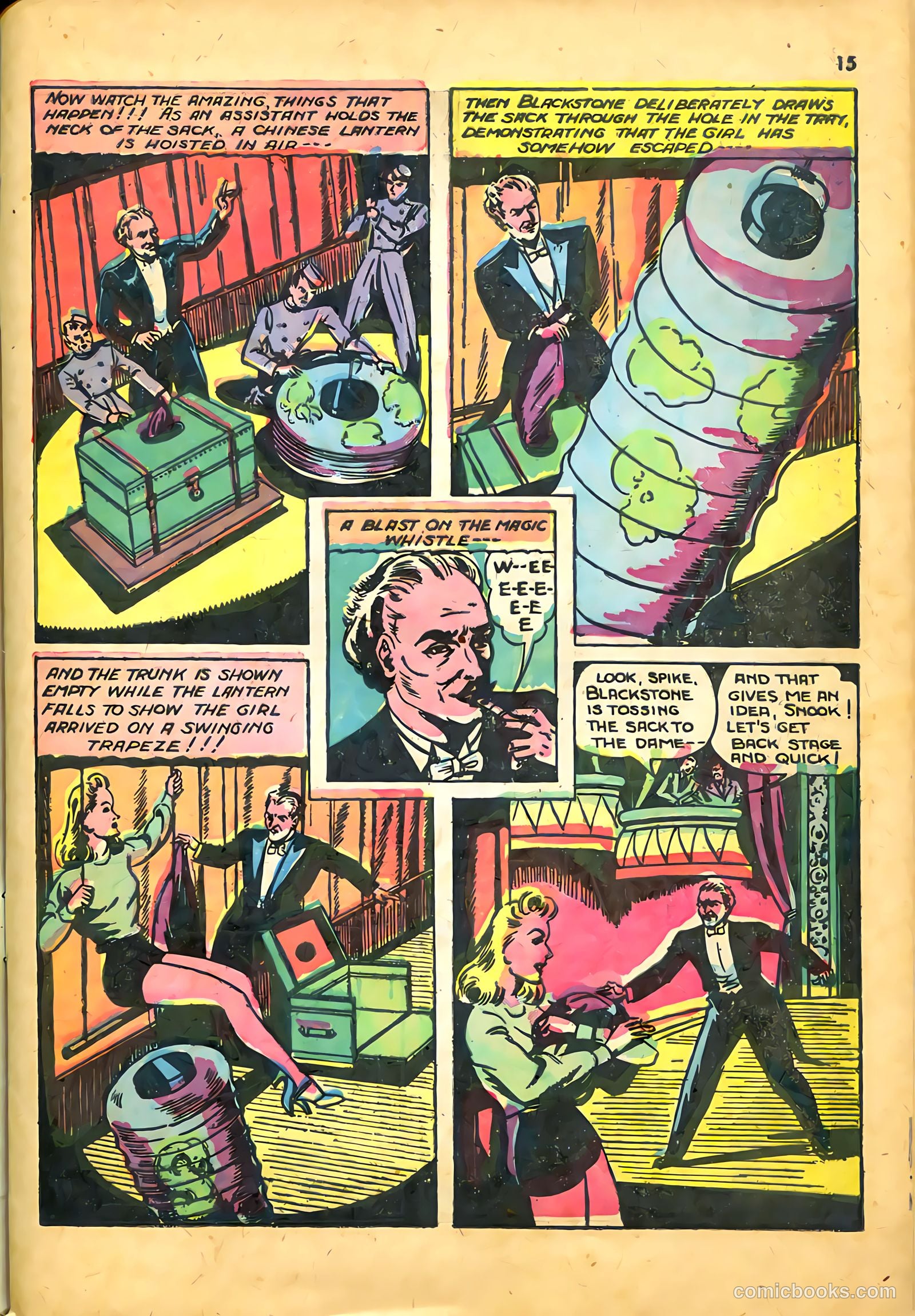 Blackstone Master Magician Comics #1 (1946) — page 17 of 52