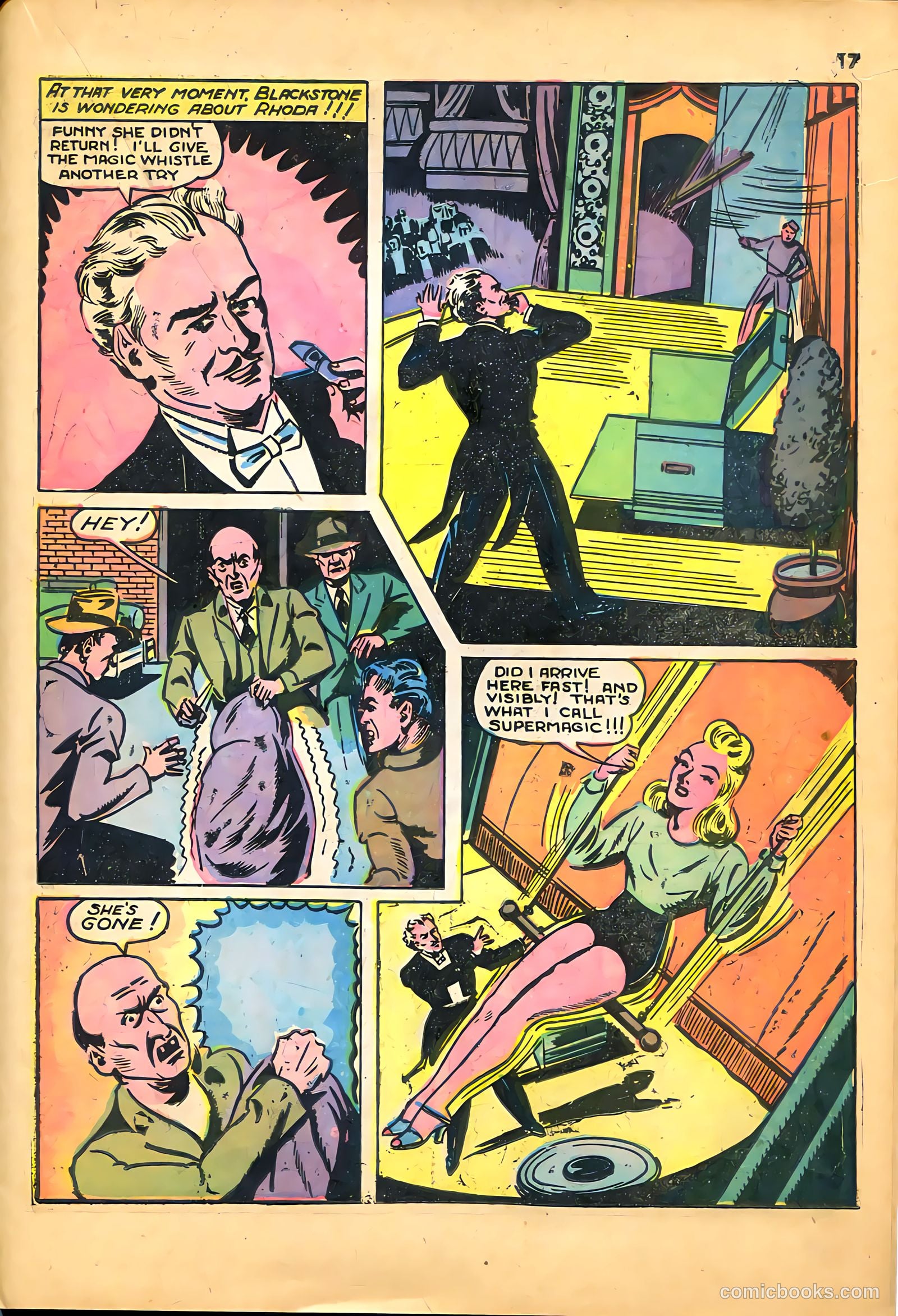 Blackstone Master Magician Comics #1 (1946) — page 19 of 52