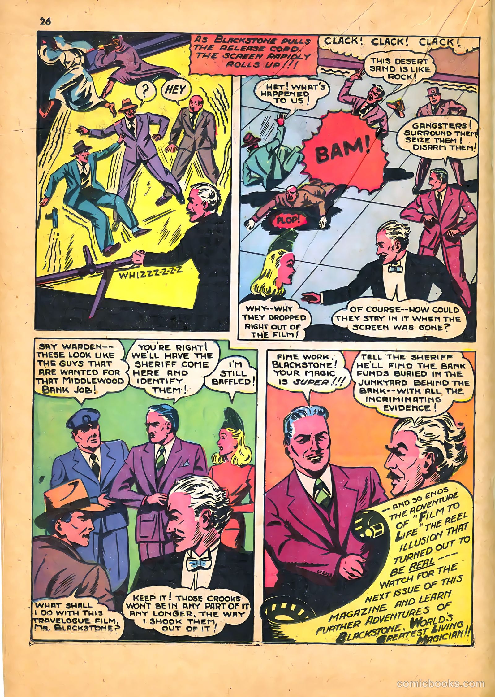 Blackstone Master Magician Comics #1 (1946) — page 28 of 52