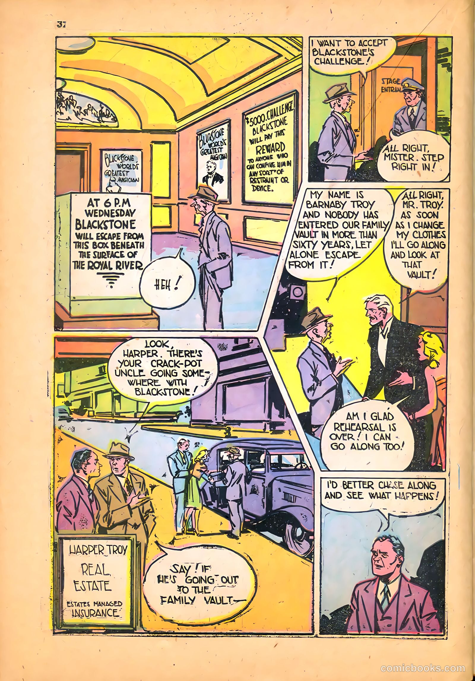 Blackstone Master Magician Comics #1 (1946) — page 34 of 52