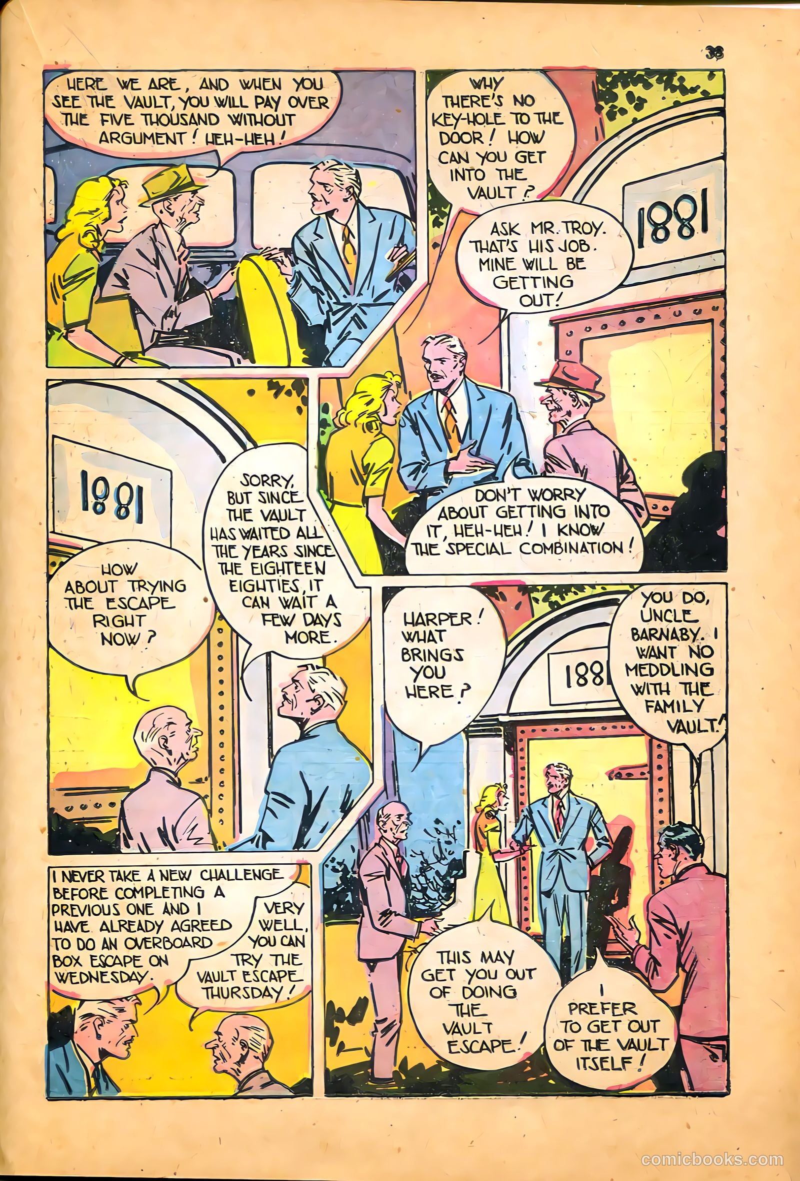 Blackstone Master Magician Comics #1 (1946) — page 35 of 52