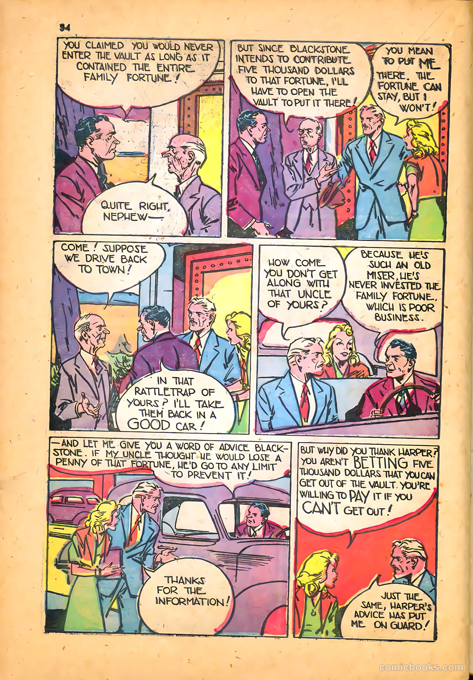 Blackstone Master Magician Comics #1 (1946) — page 36 of 52