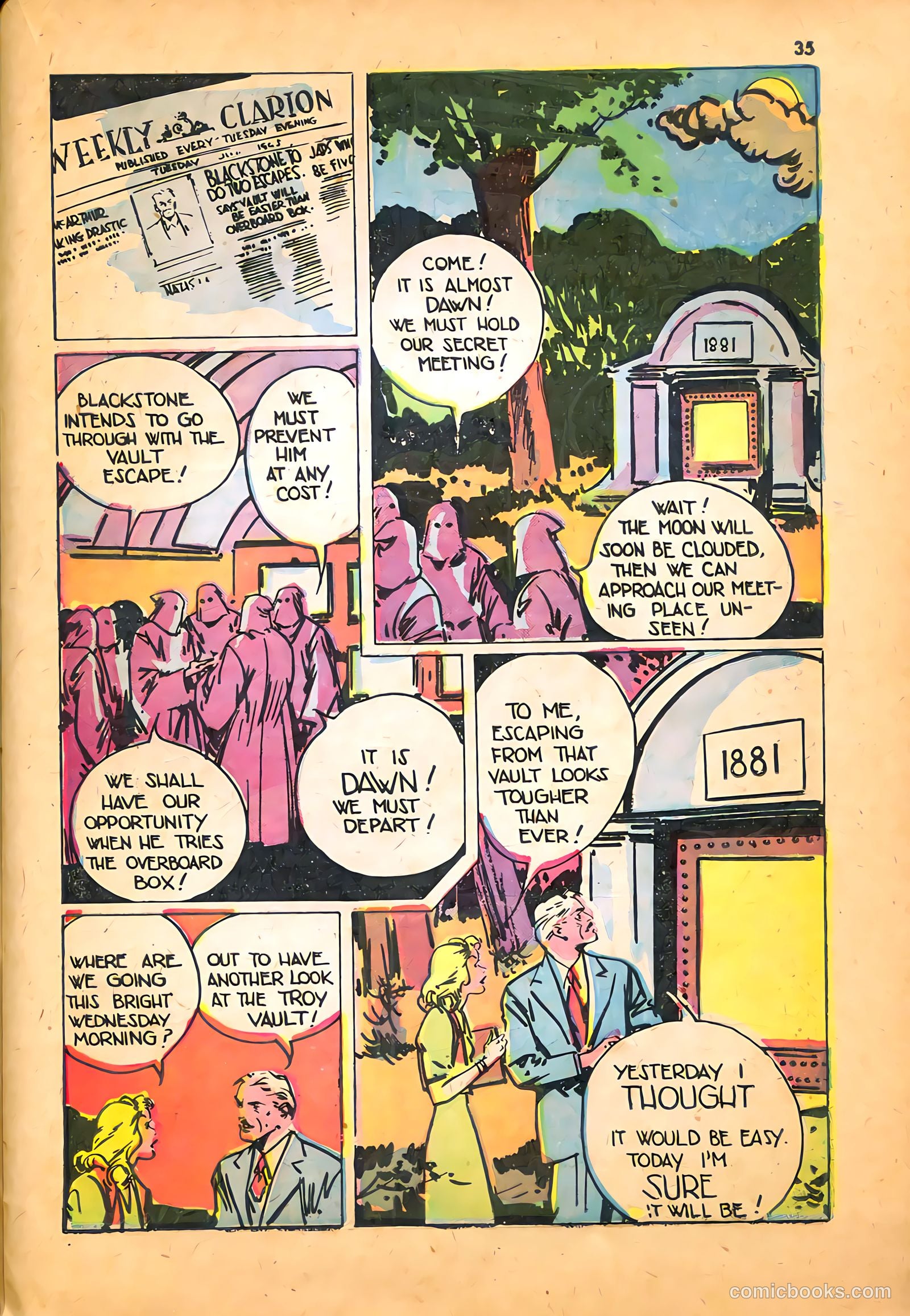 Blackstone Master Magician Comics #1 (1946) — page 37 of 52