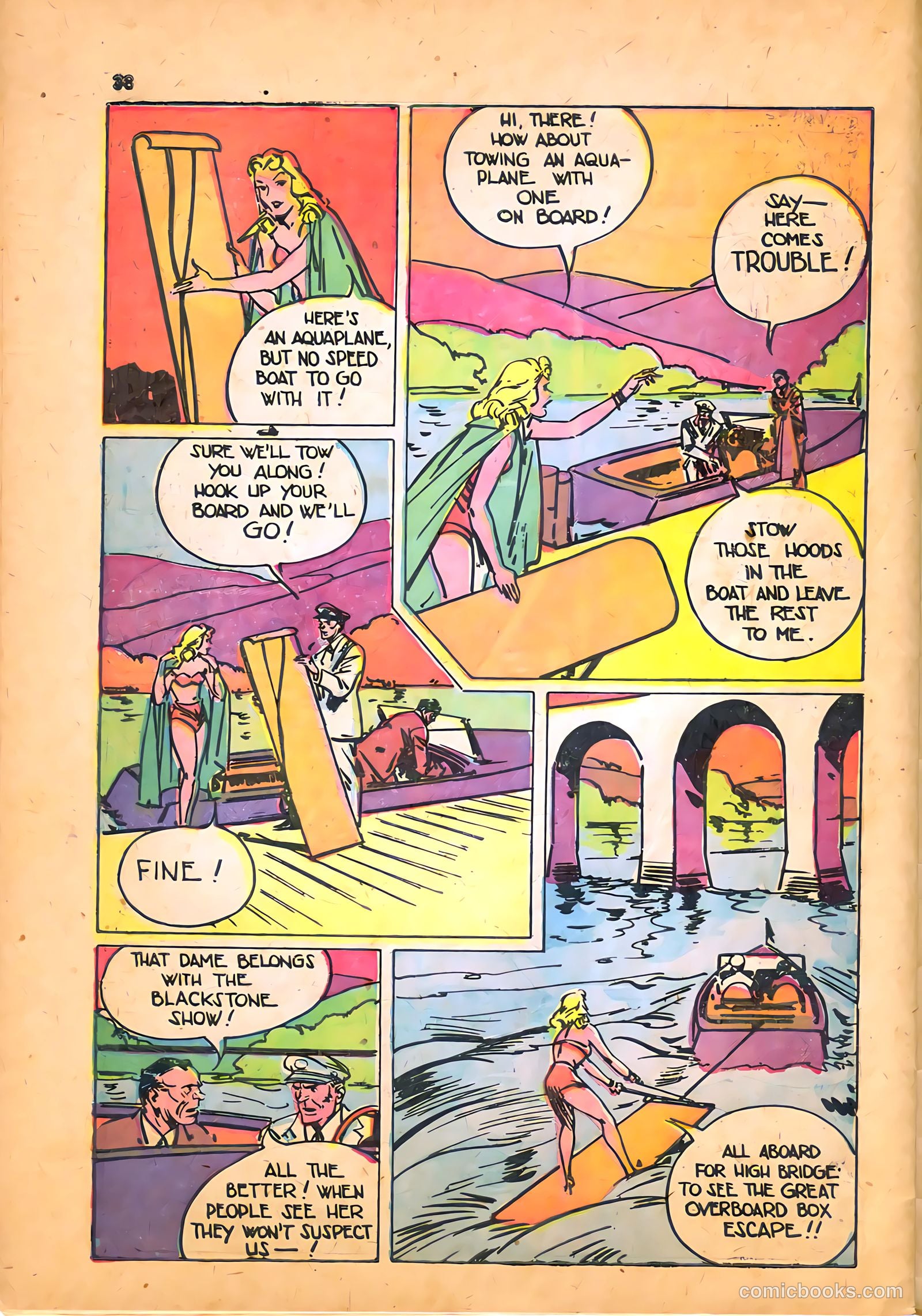 Blackstone Master Magician Comics #1 (1946) — page 40 of 52