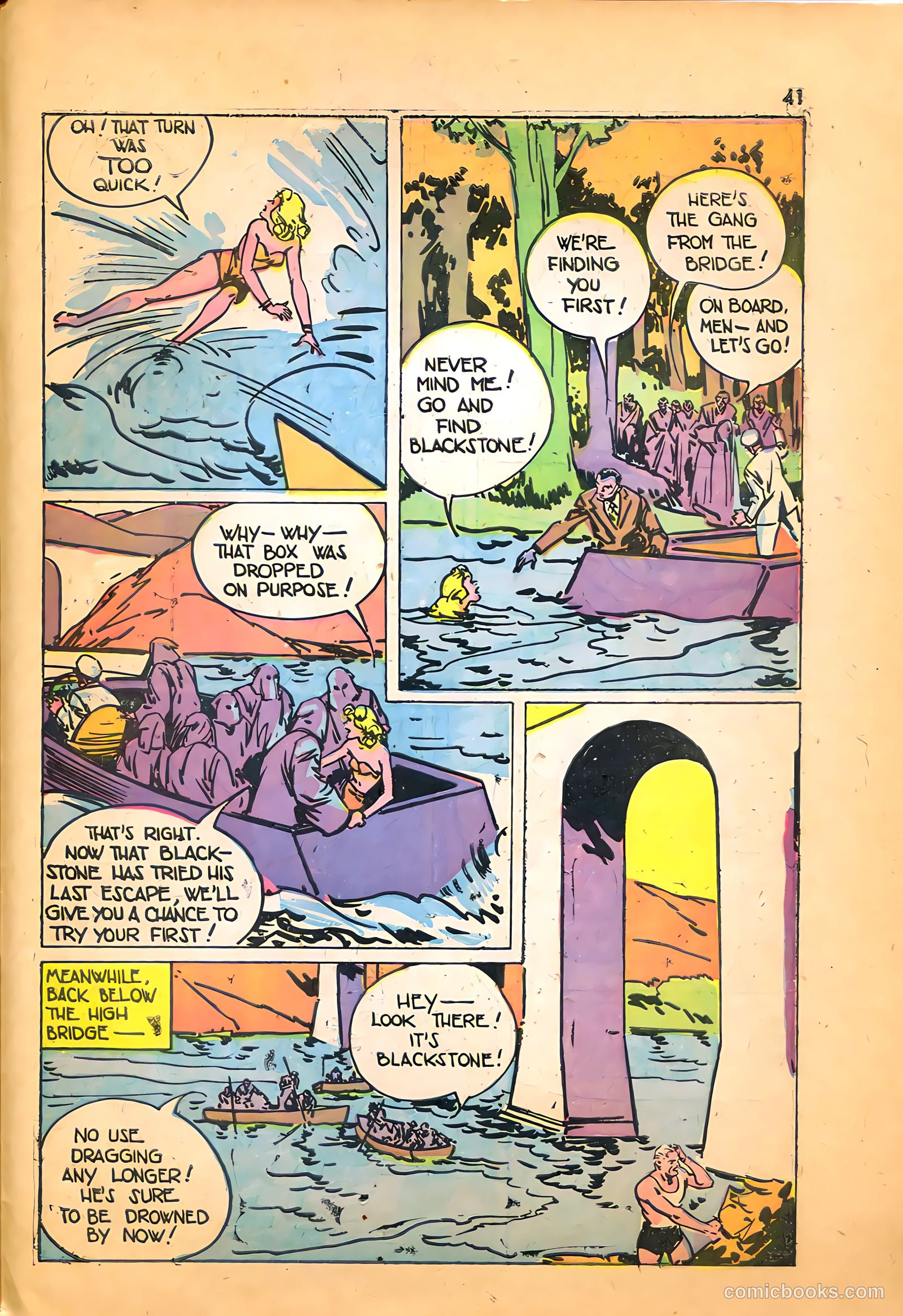 Blackstone Master Magician Comics #1 (1946) — page 43 of 52