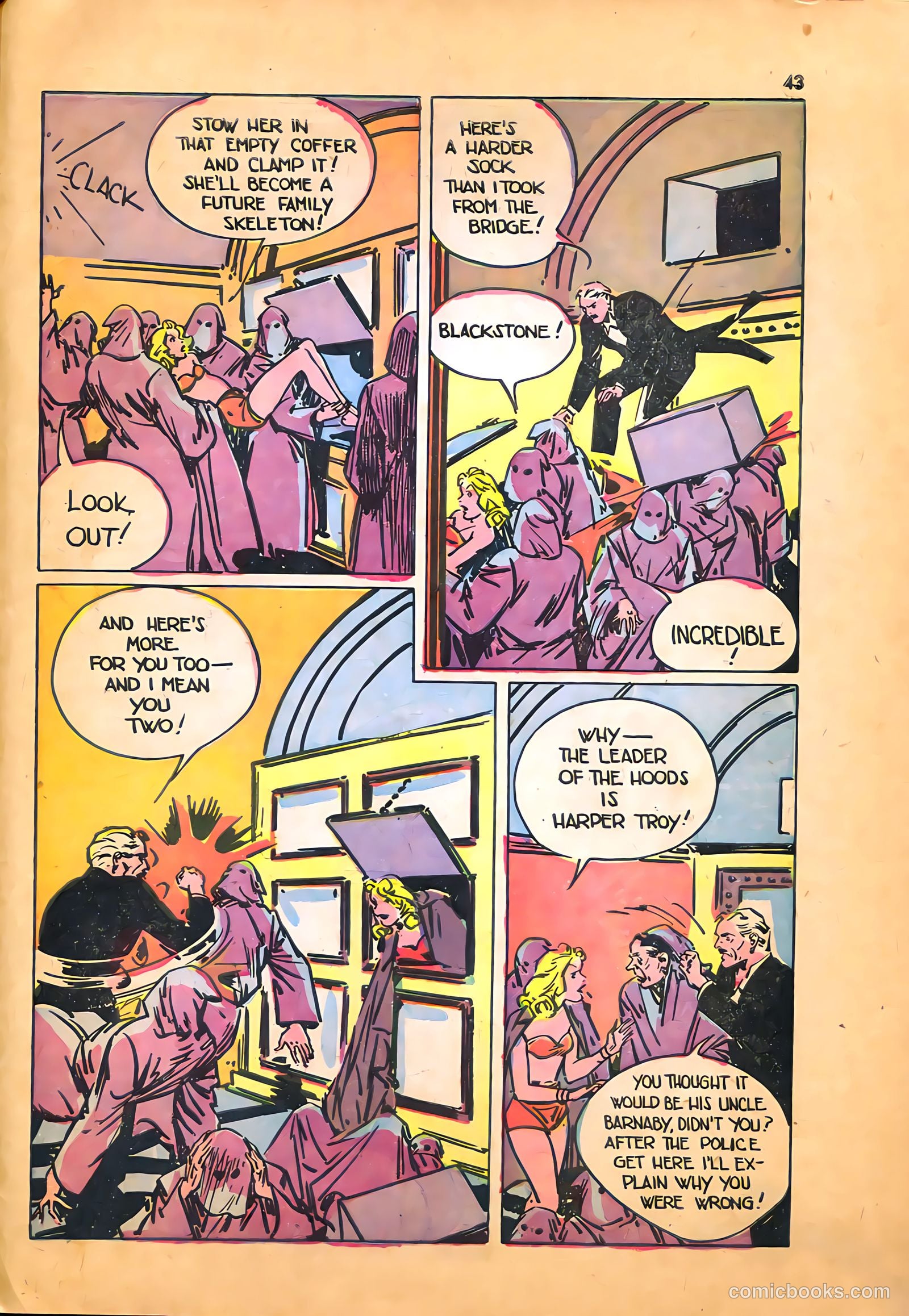 Blackstone Master Magician Comics #1 (1946) — page 45 of 52