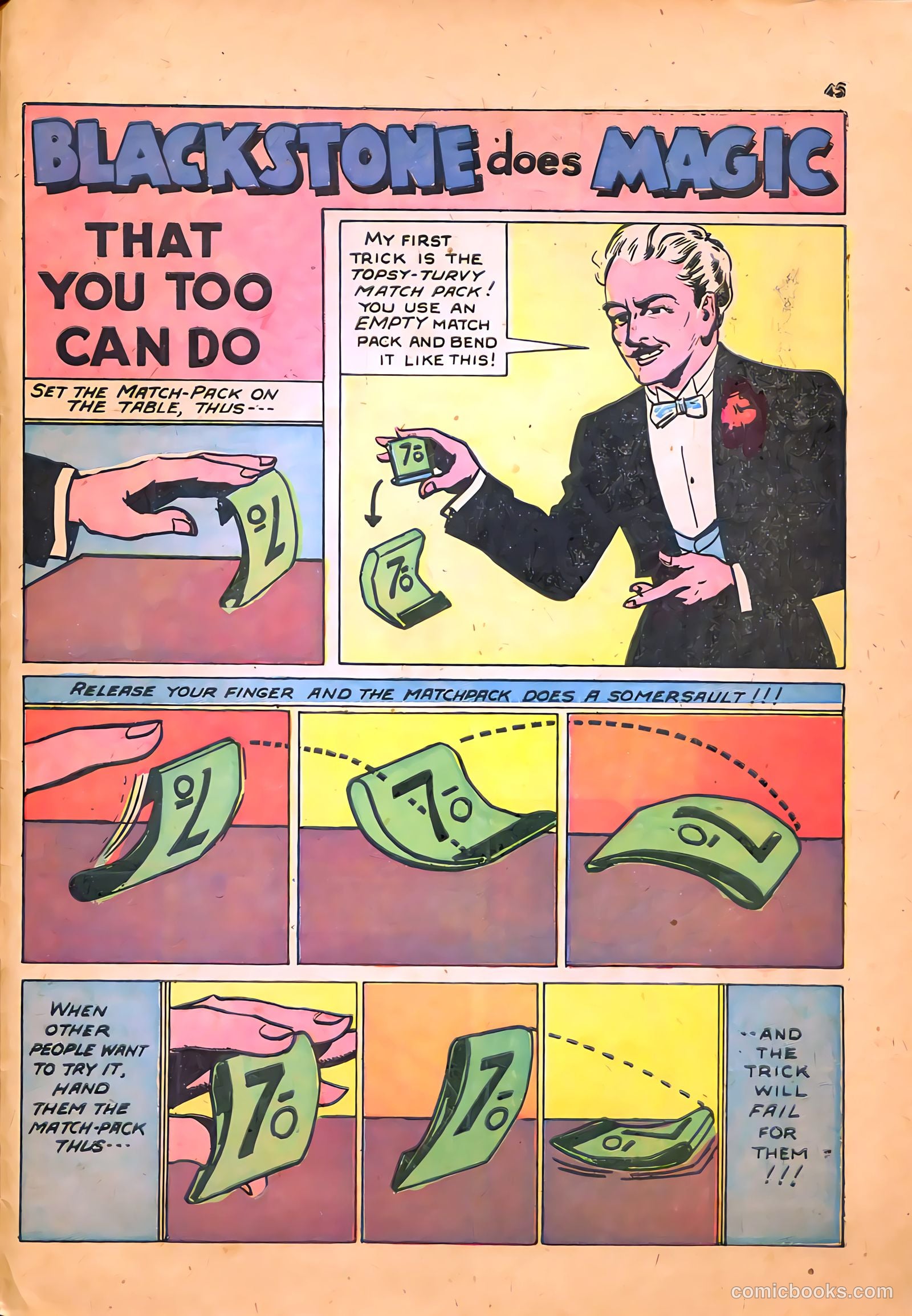 Blackstone Master Magician Comics #1 (1946) — page 47 of 52