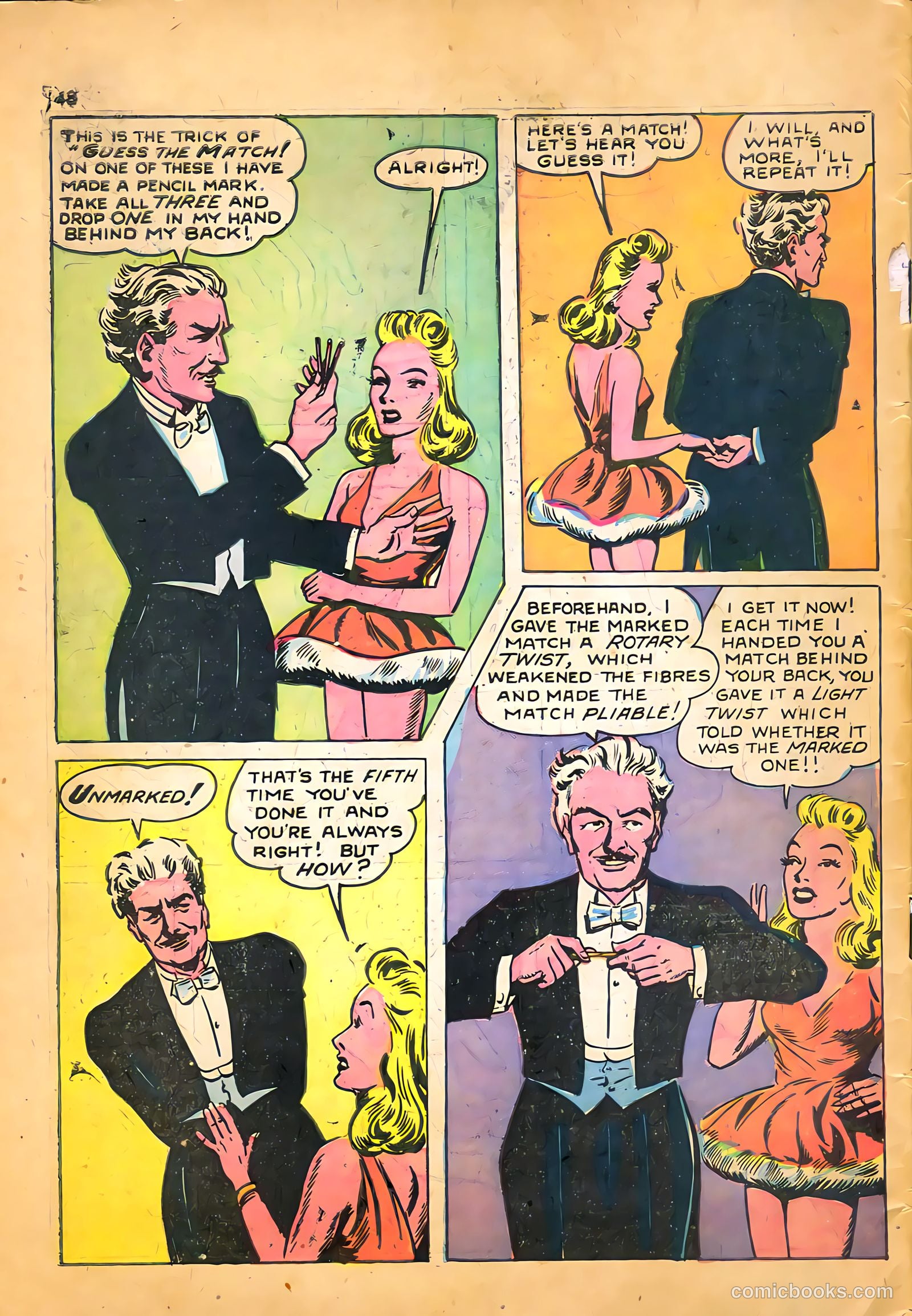 Blackstone Master Magician Comics #1 (1946) — page 50 of 52