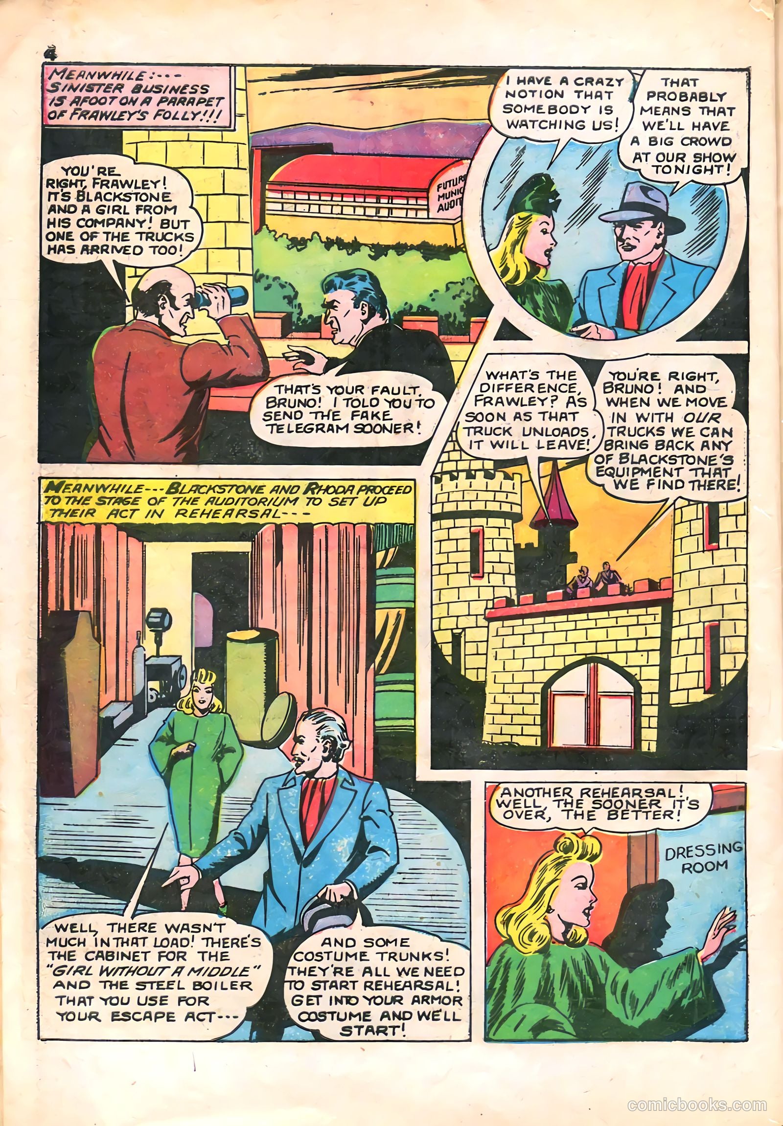Blackstone Master Magician Comics #2 (1946) — page 6 of 52