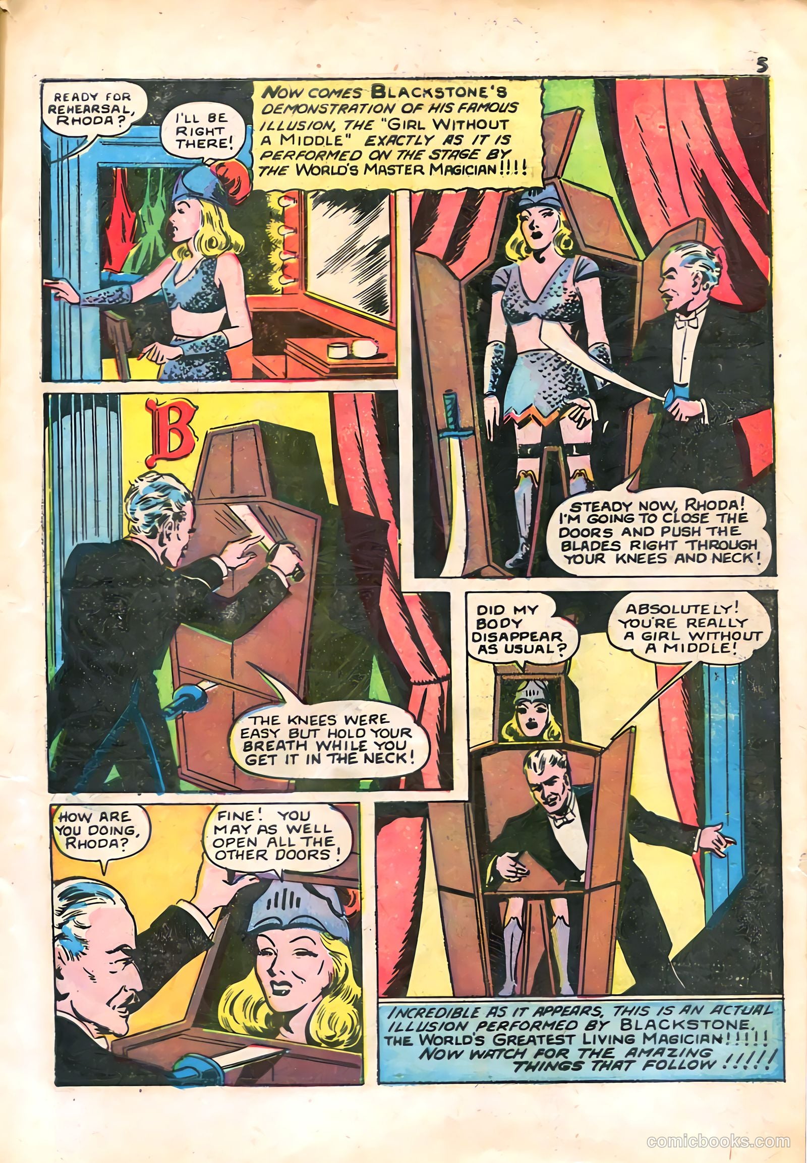 Blackstone Master Magician Comics #2 (1946) — page 7 of 52