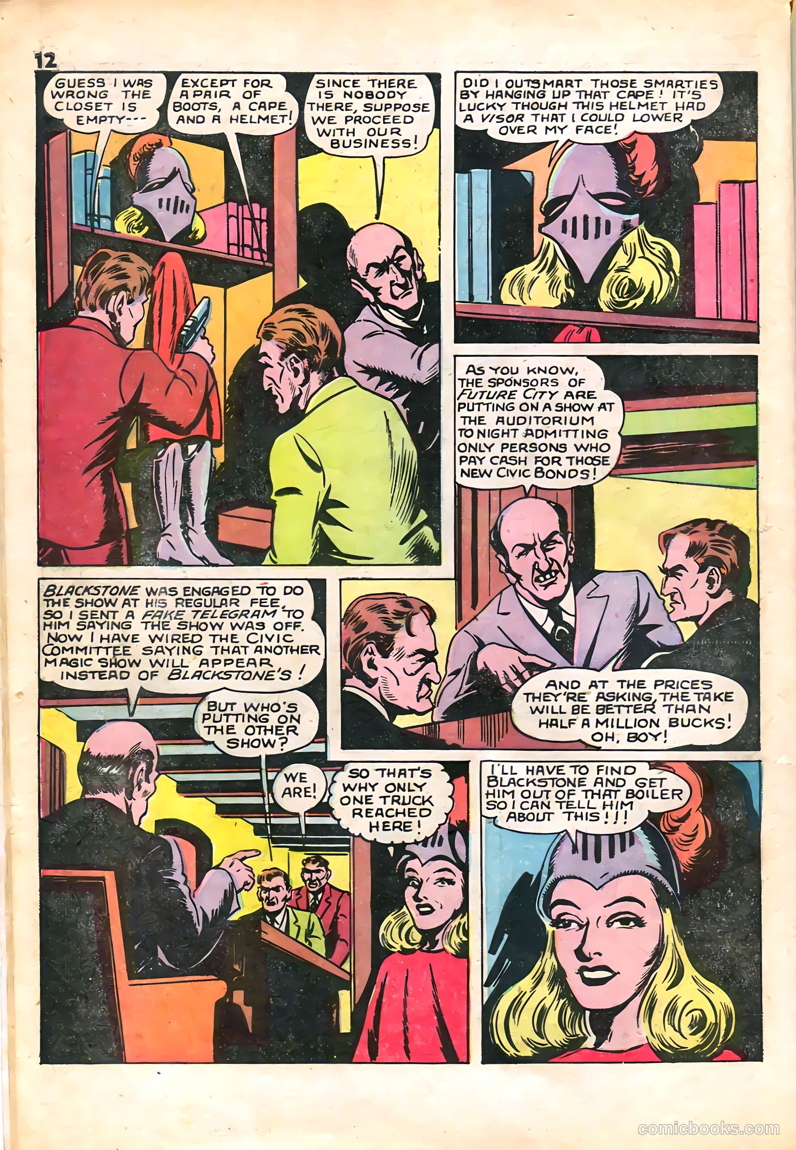 Blackstone Master Magician Comics #2 (1946) — page 14 of 52