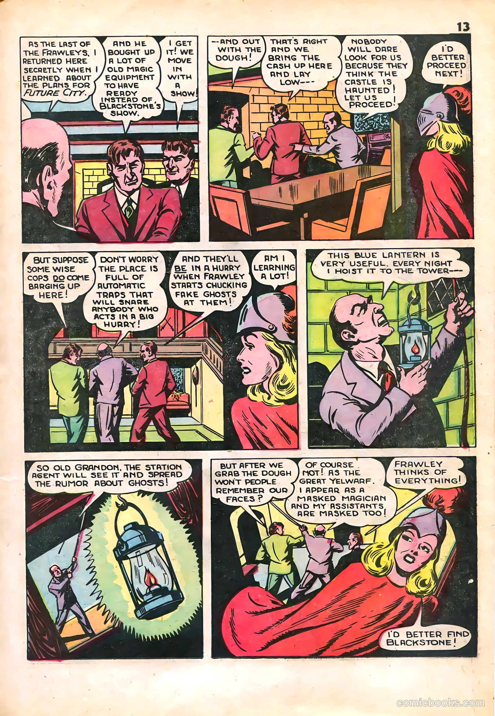 Blackstone Master Magician Comics #2 (1946) — page 15 of 52