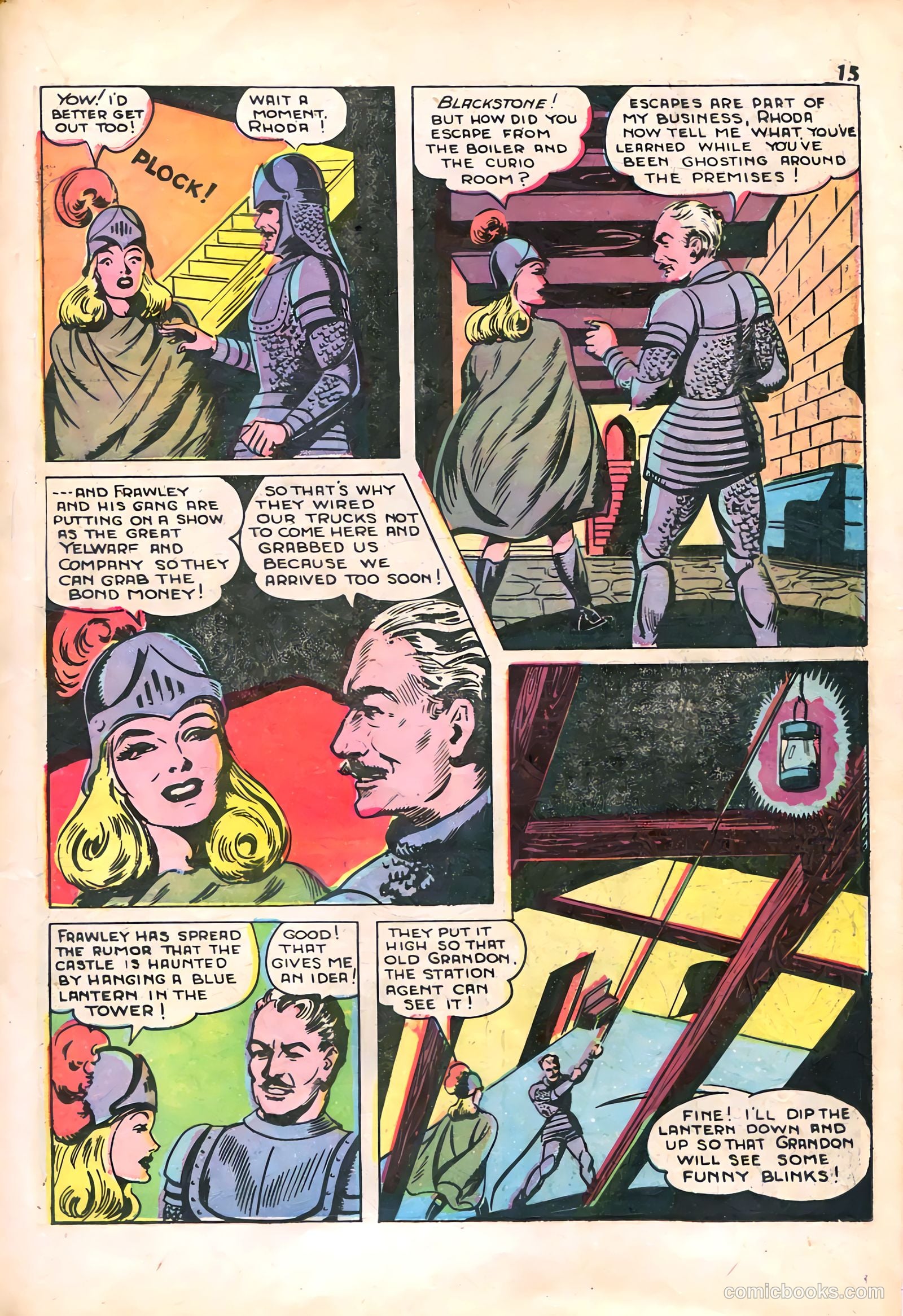 Blackstone Master Magician Comics #2 (1946) — page 17 of 52