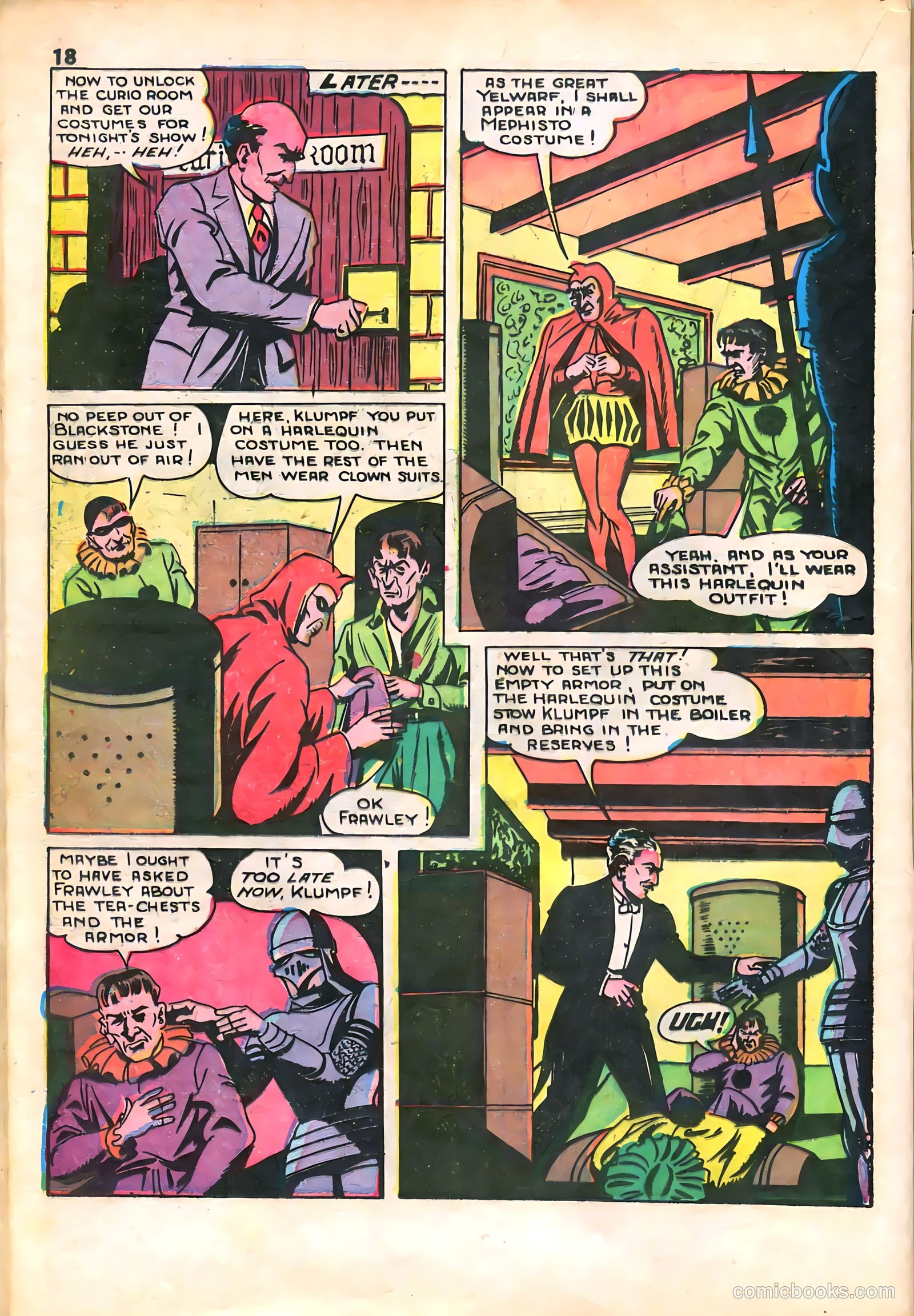 Blackstone Master Magician Comics #2 (1946) — page 20 of 52