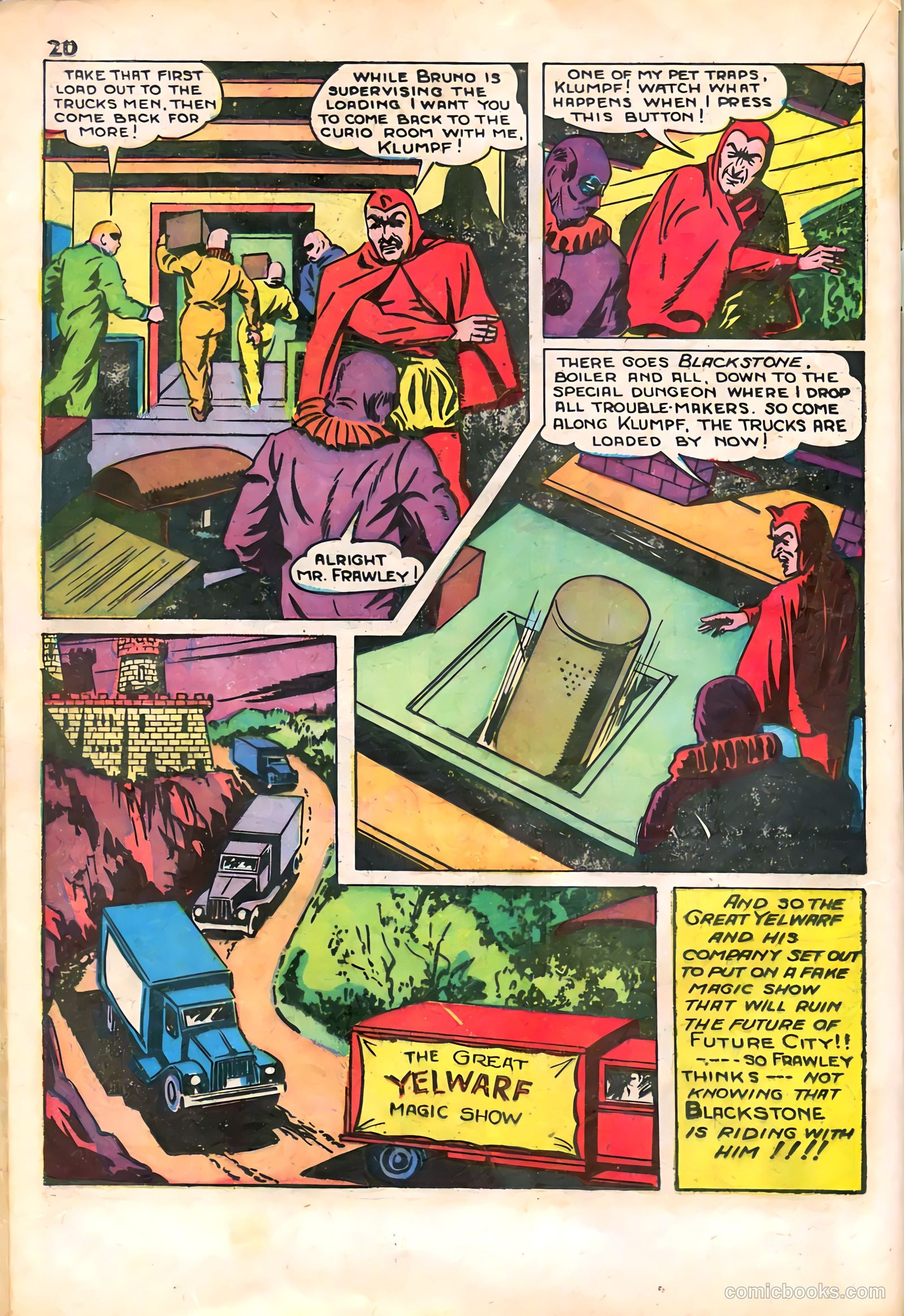 Blackstone Master Magician Comics #2 (1946) — page 22 of 52
