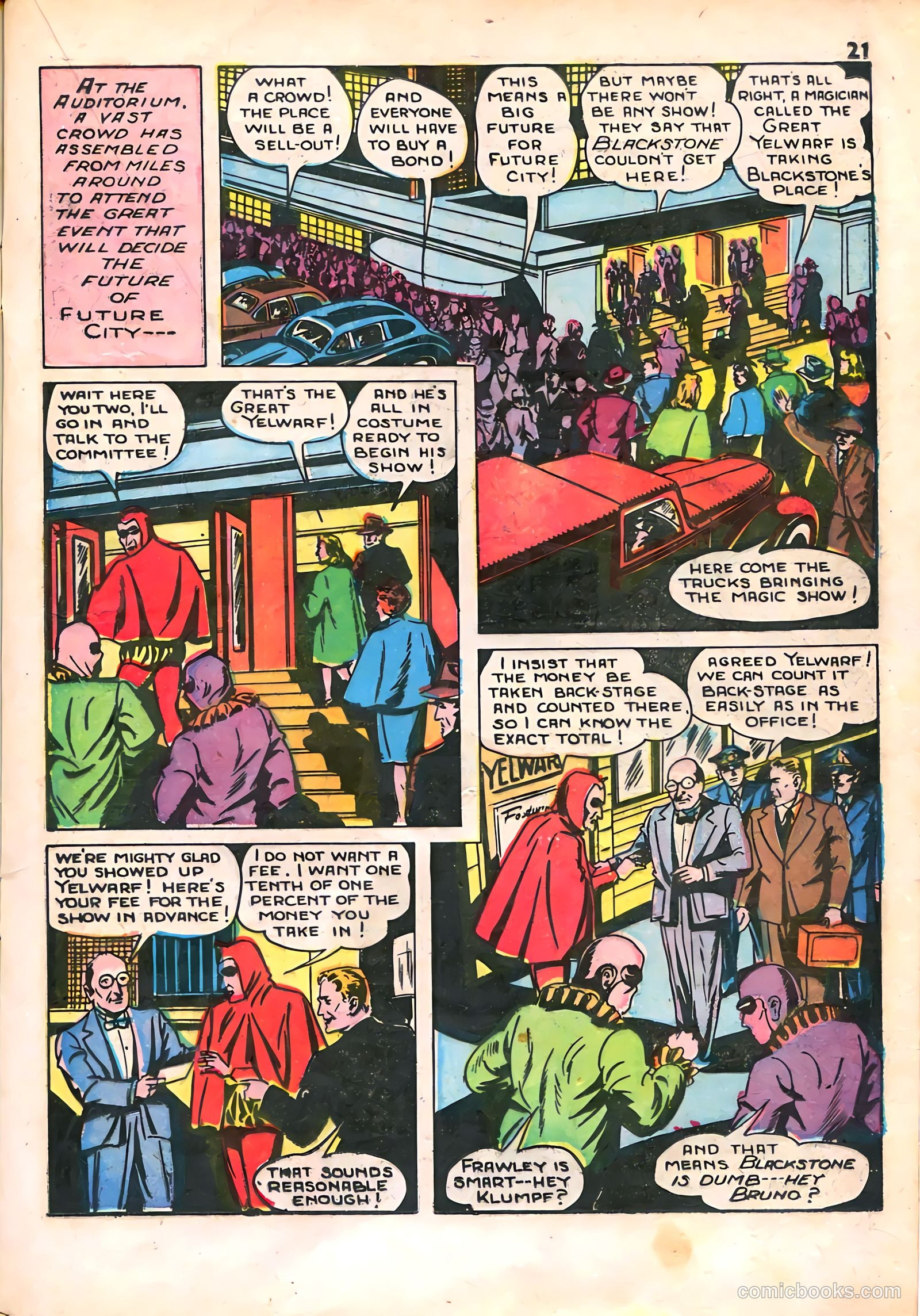 Blackstone Master Magician Comics #2 (1946) — page 23 of 52