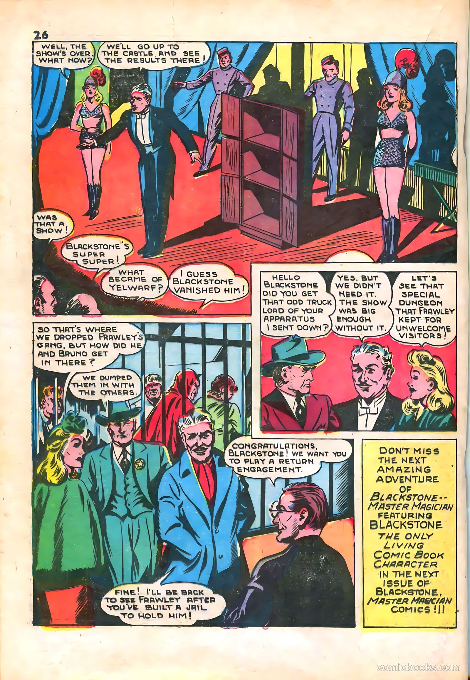 Blackstone Master Magician Comics #2 (1946) — page 28 of 52
