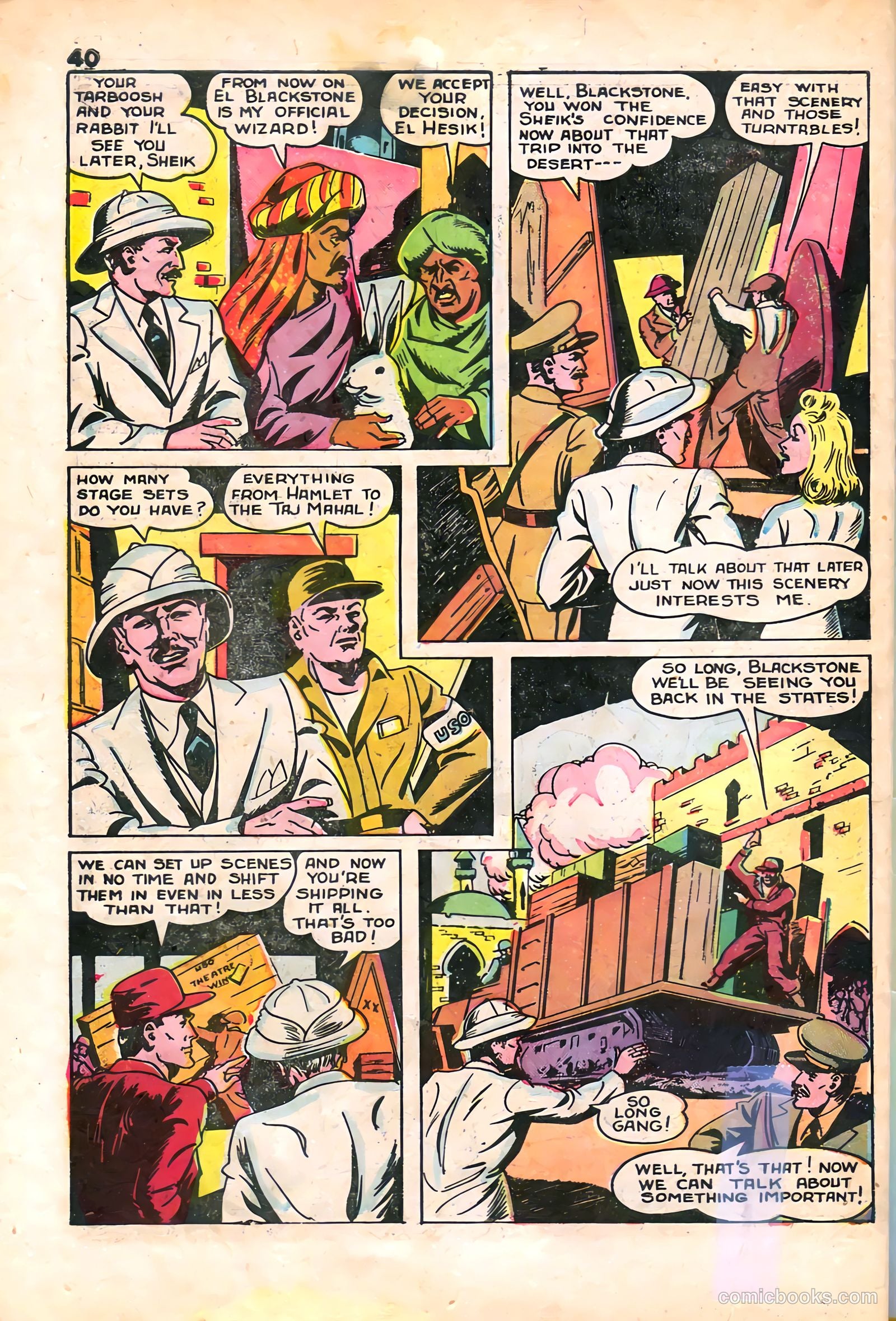 Blackstone Master Magician Comics #2 (1946) — page 42 of 52