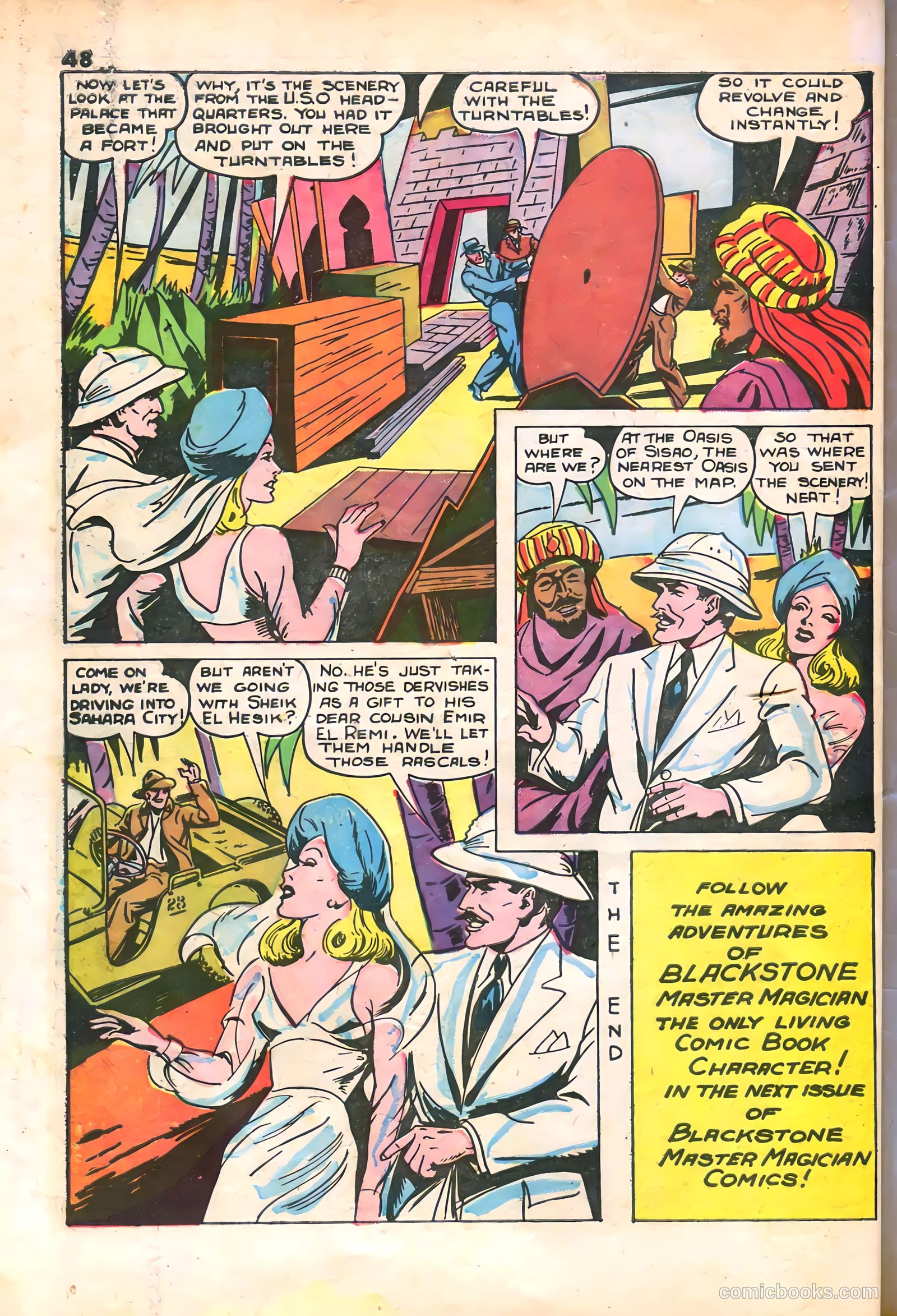 Blackstone Master Magician Comics #2 (1946) — page 50 of 52